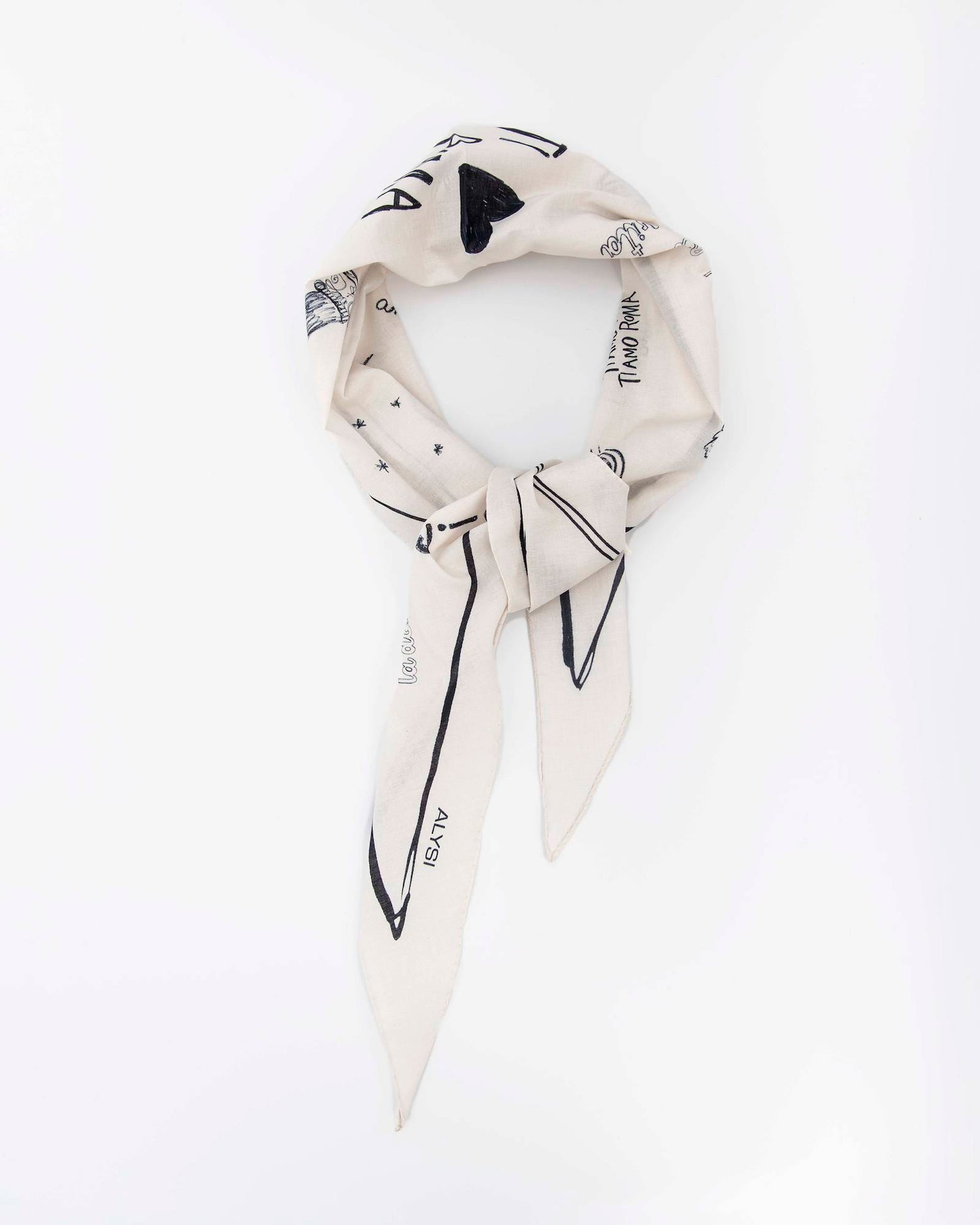 FOULARD TI AMO ROMA