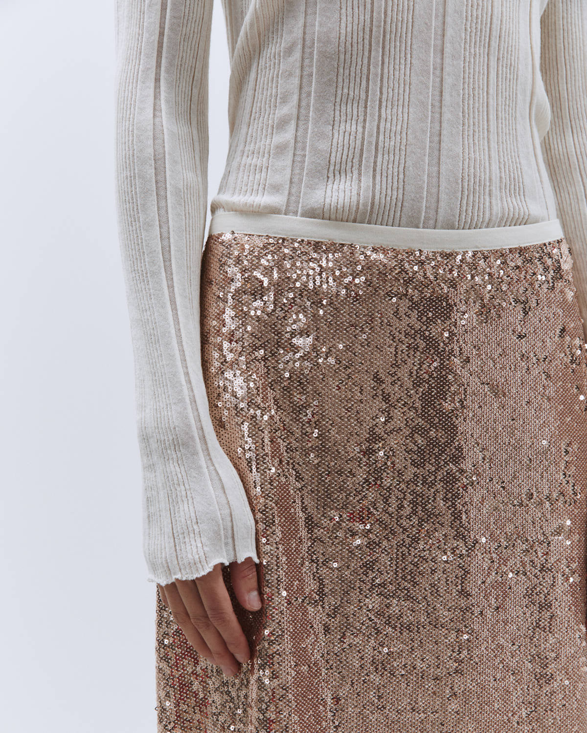 GONNA MIDI PAILLETTES