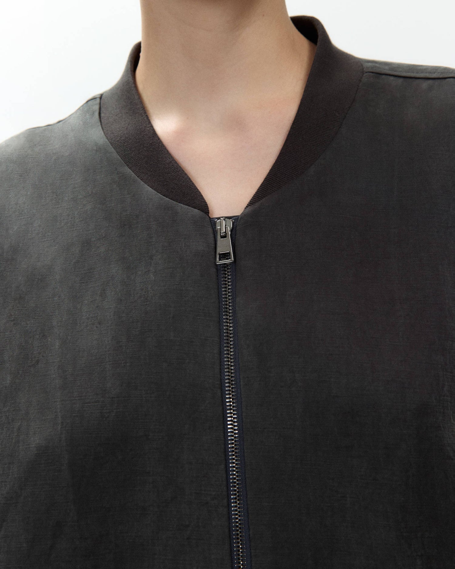 BOMBER OVERSIZE IN LINO