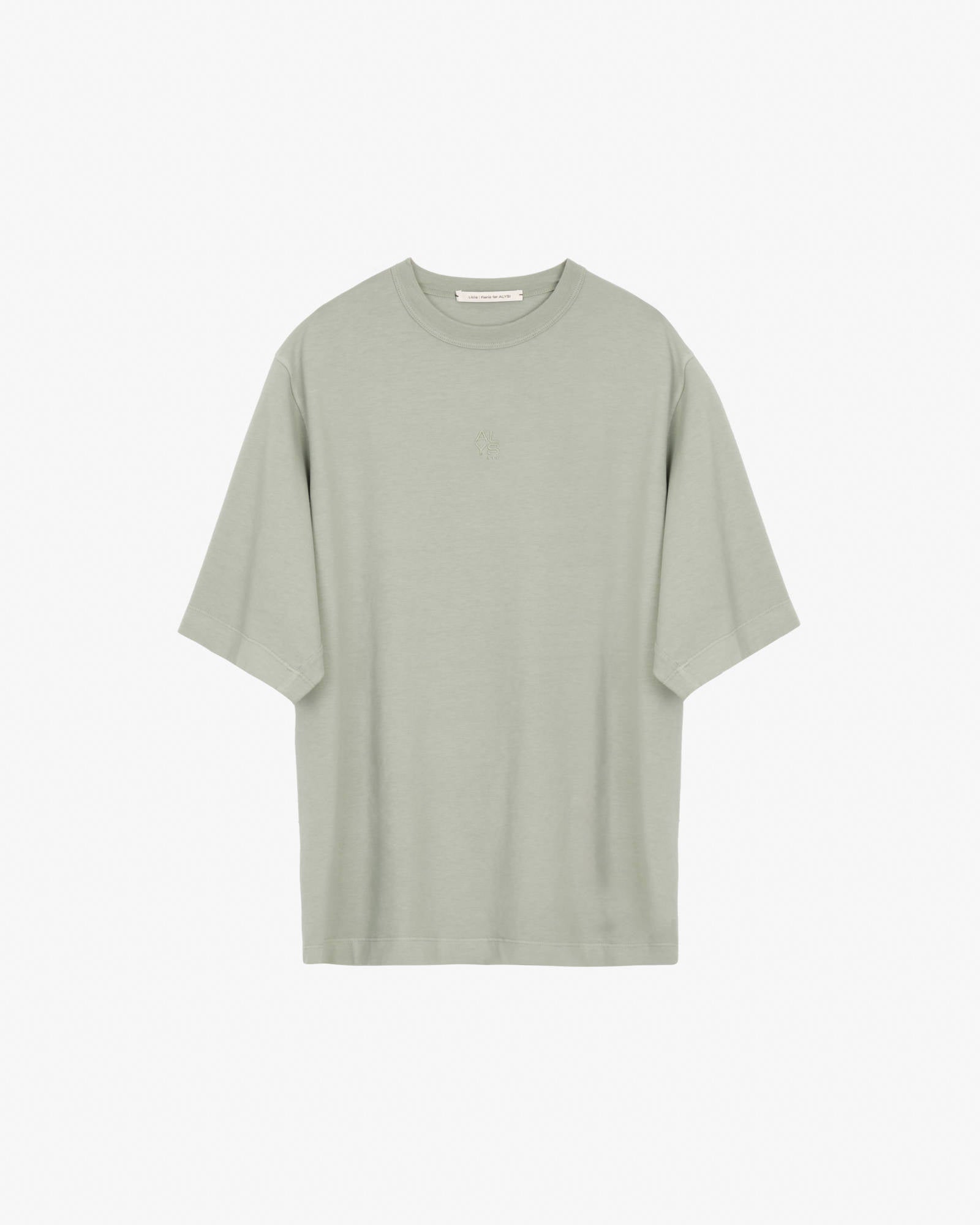 T-SHIRT OVERSIZE CON RICAMO Salvia