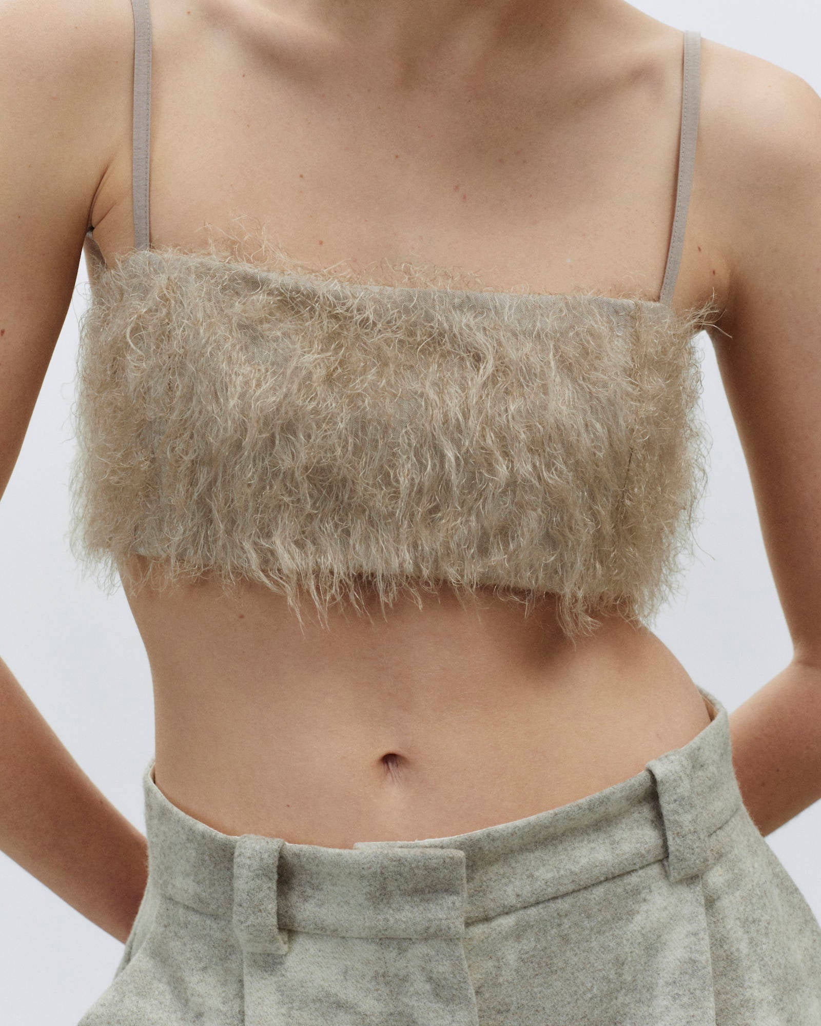 BERMUDA SCRAPED WOOL