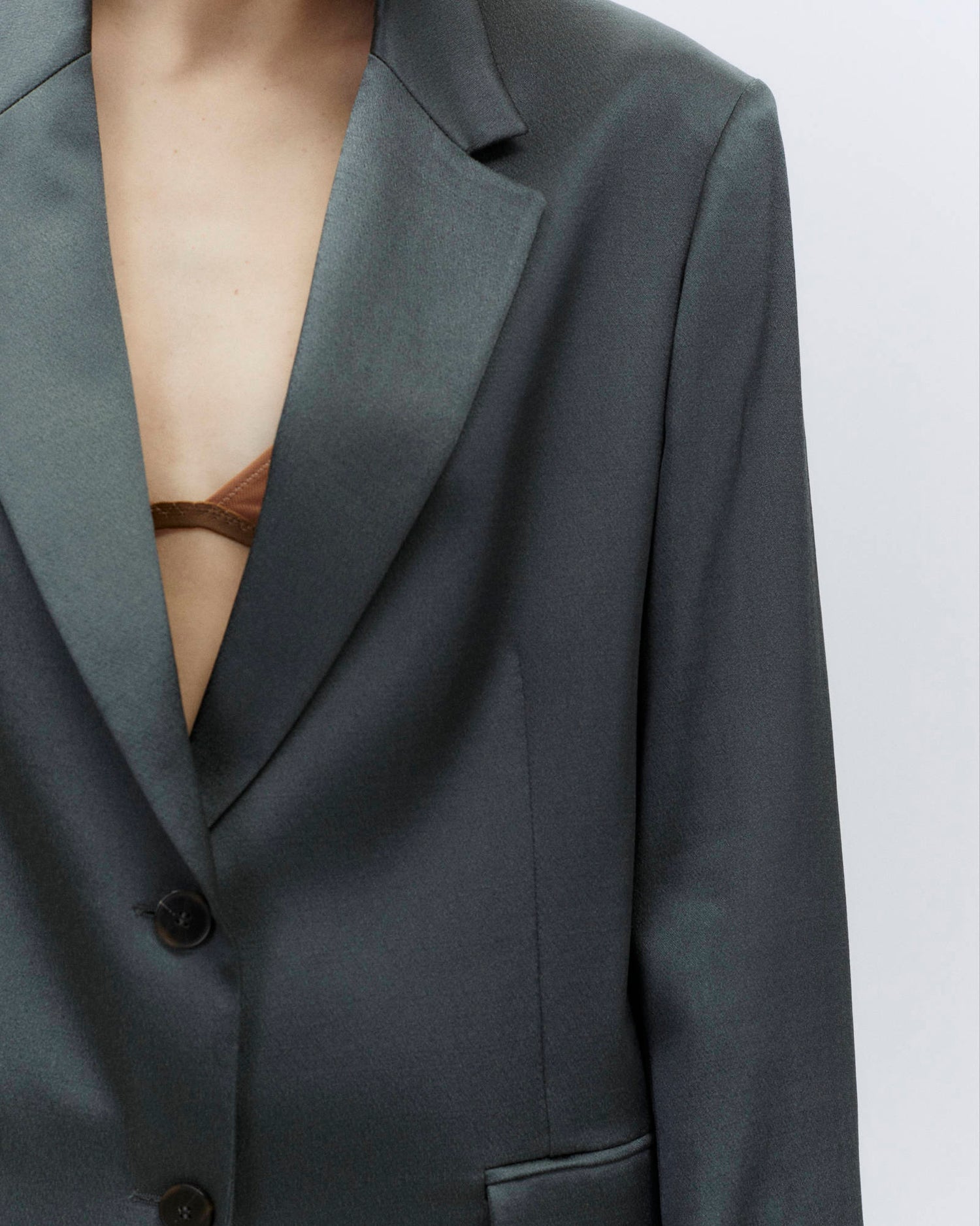 BLAZER MONOPETTO SATIN