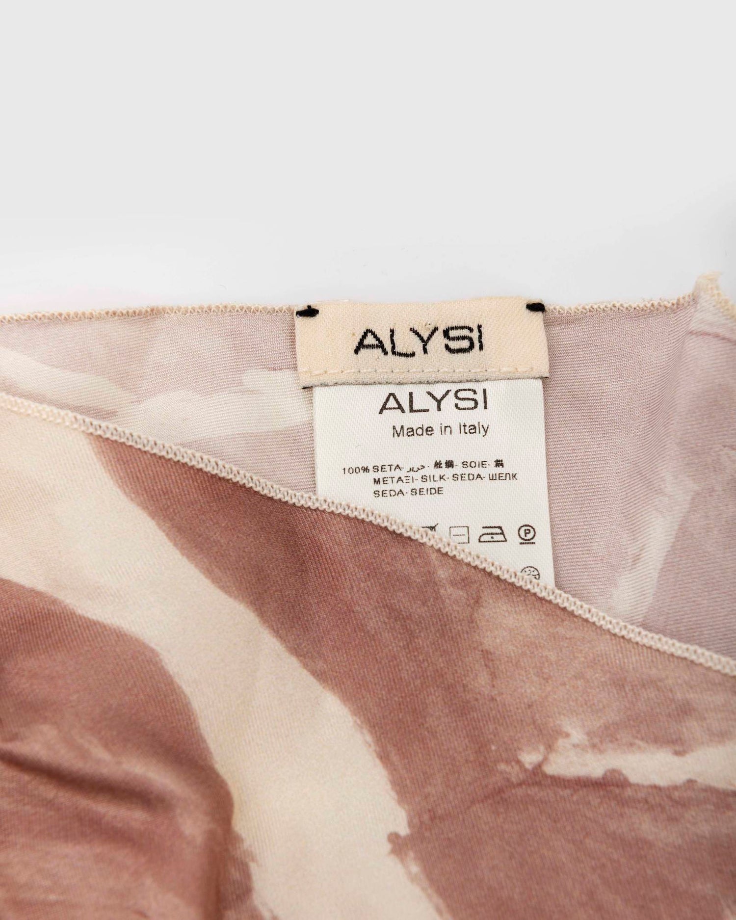 MINI FOULARD IN SETA STAMPATA