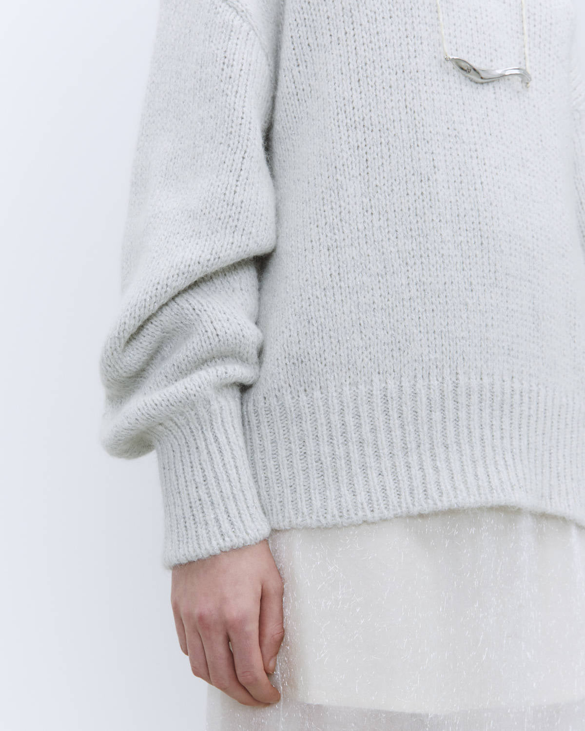 MAGLIA SHINY MISTO ALPACA