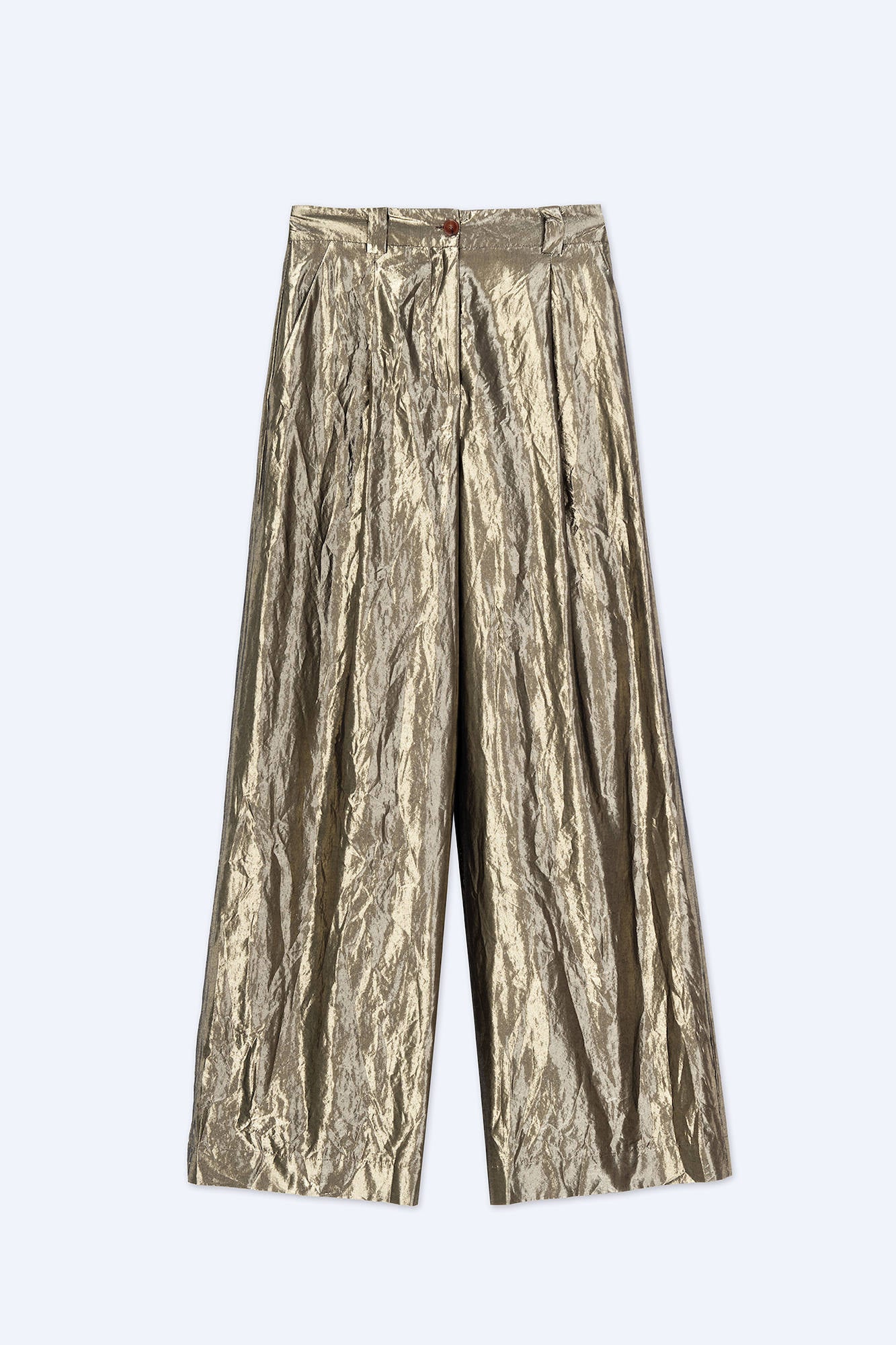 PANTALONE WIDE LEG SHINY