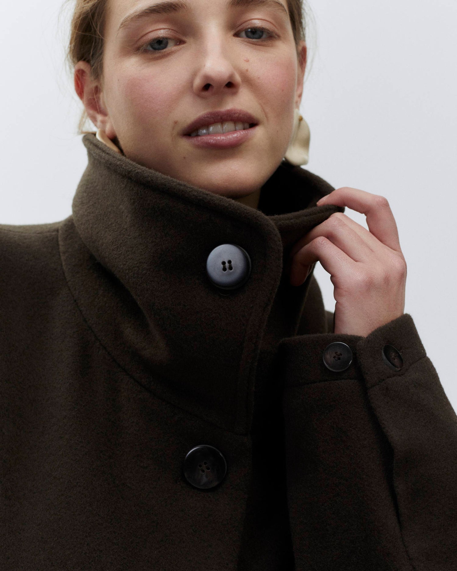 CABAN WOOL COAT CORTO