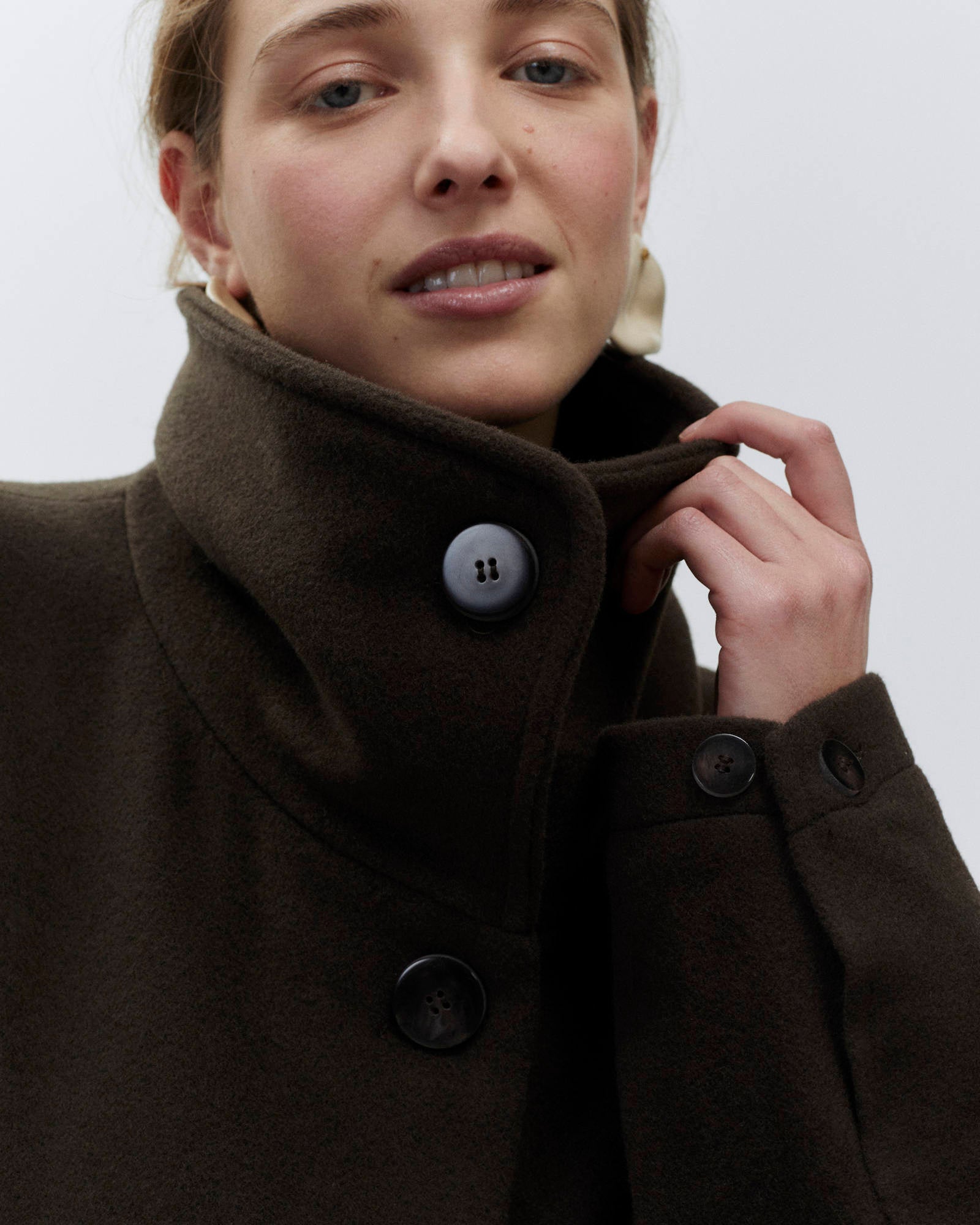CABAN WOOL COAT CORTO