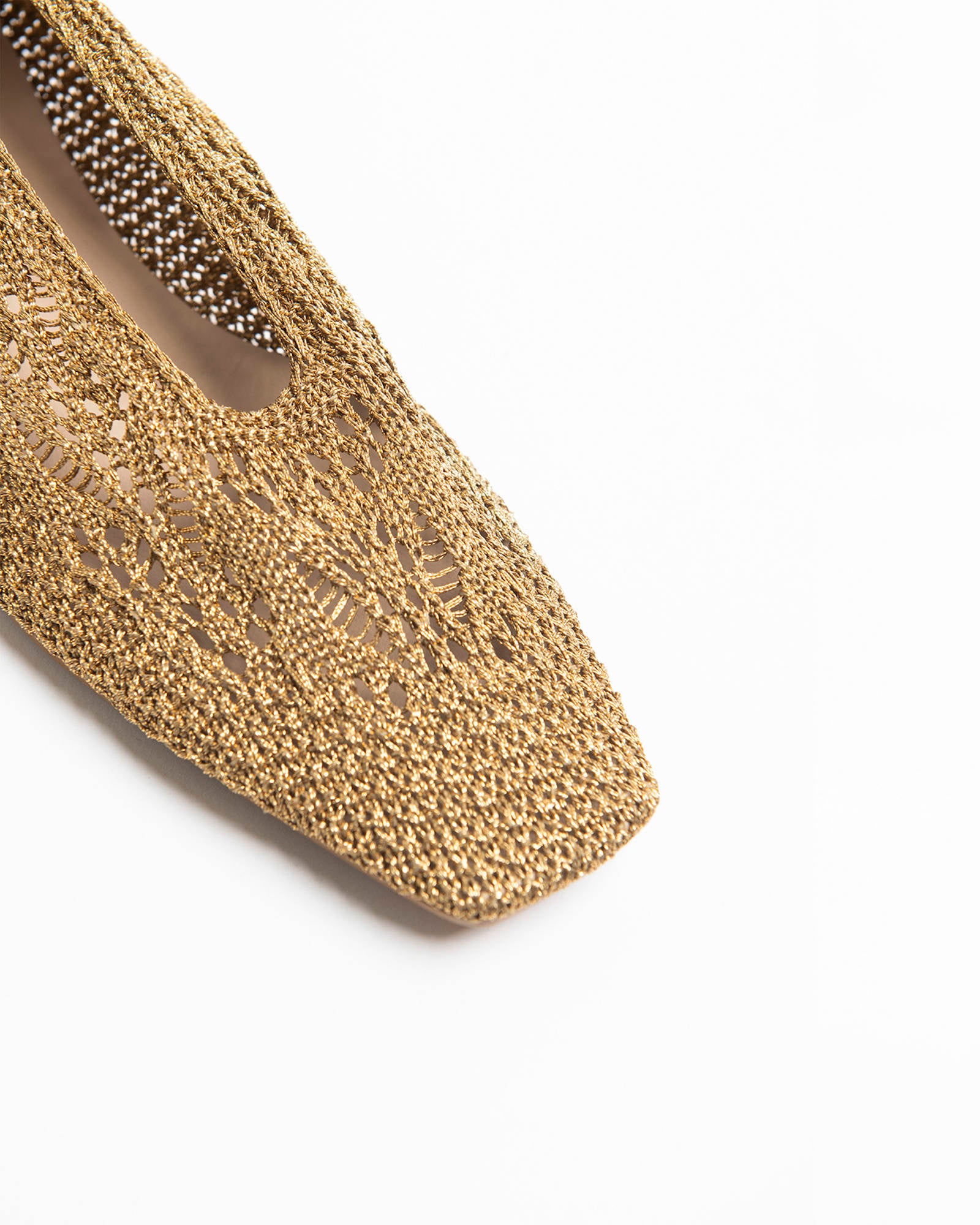 BALLERINA NETWORK SHOES Gold
