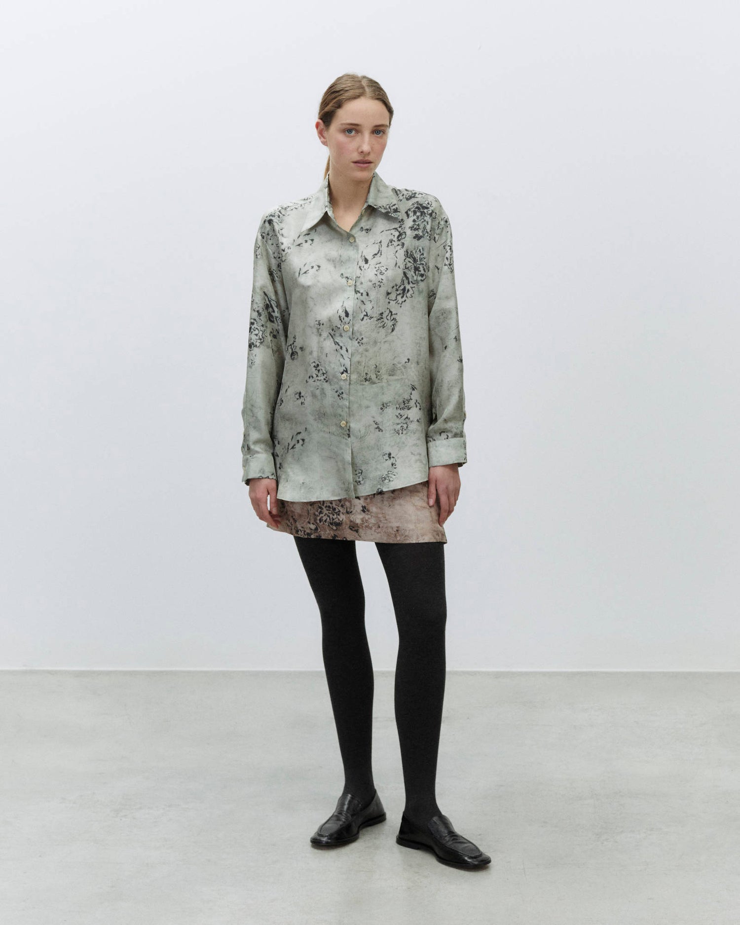 CAMICIA SETA TAPESTRY PRINT