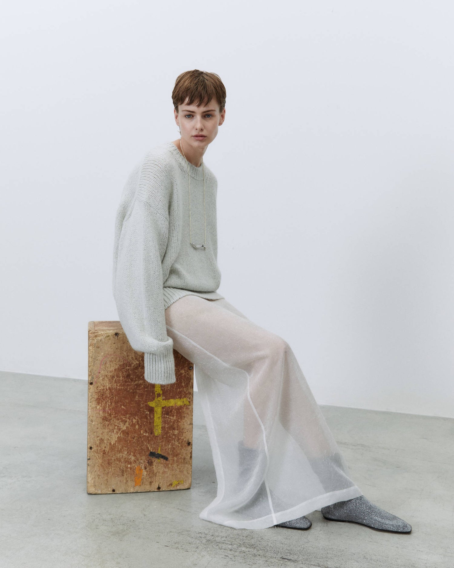 MAGLIA SHINY MISTO ALPACA