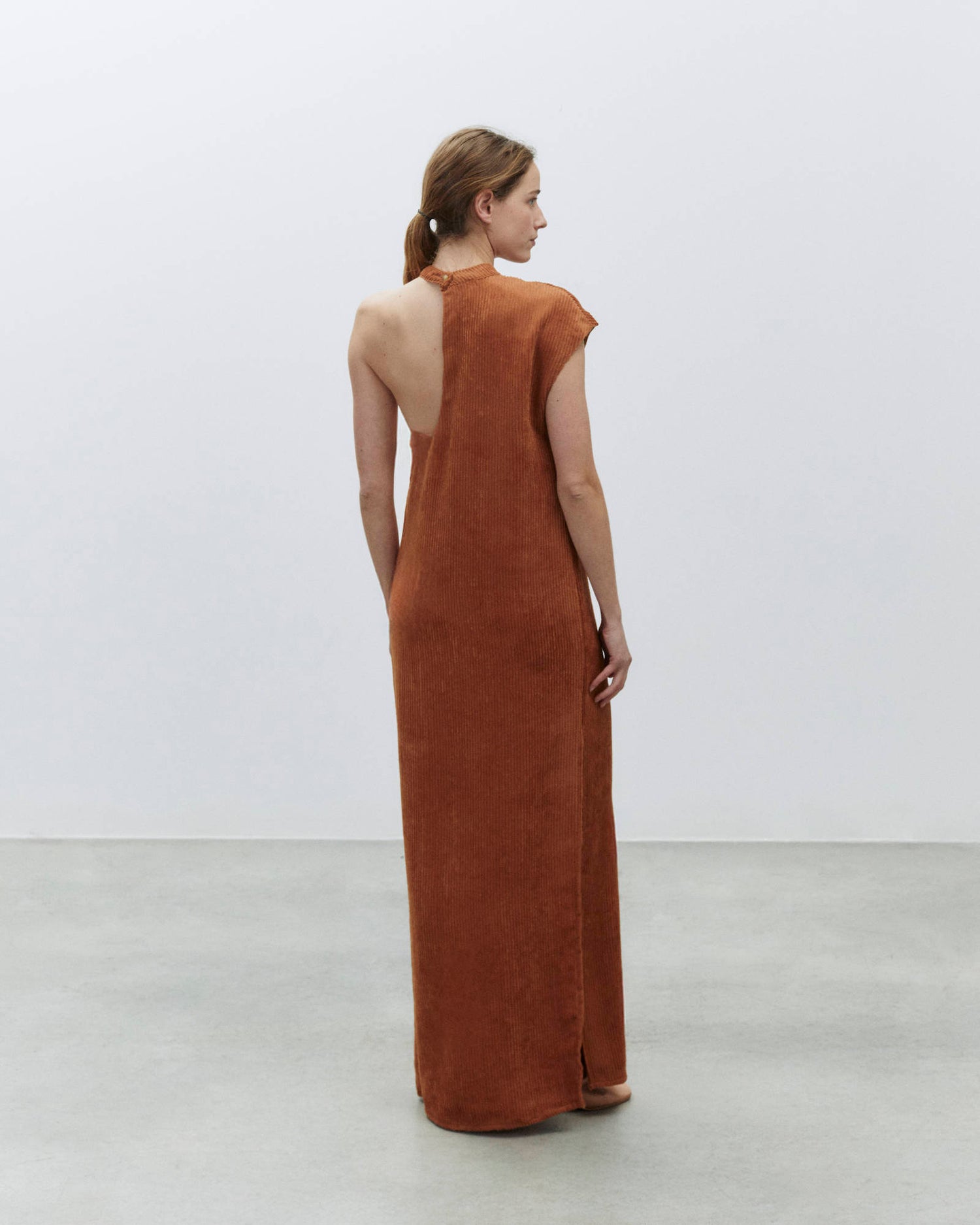 ABITO LUNGO VELVET RIB