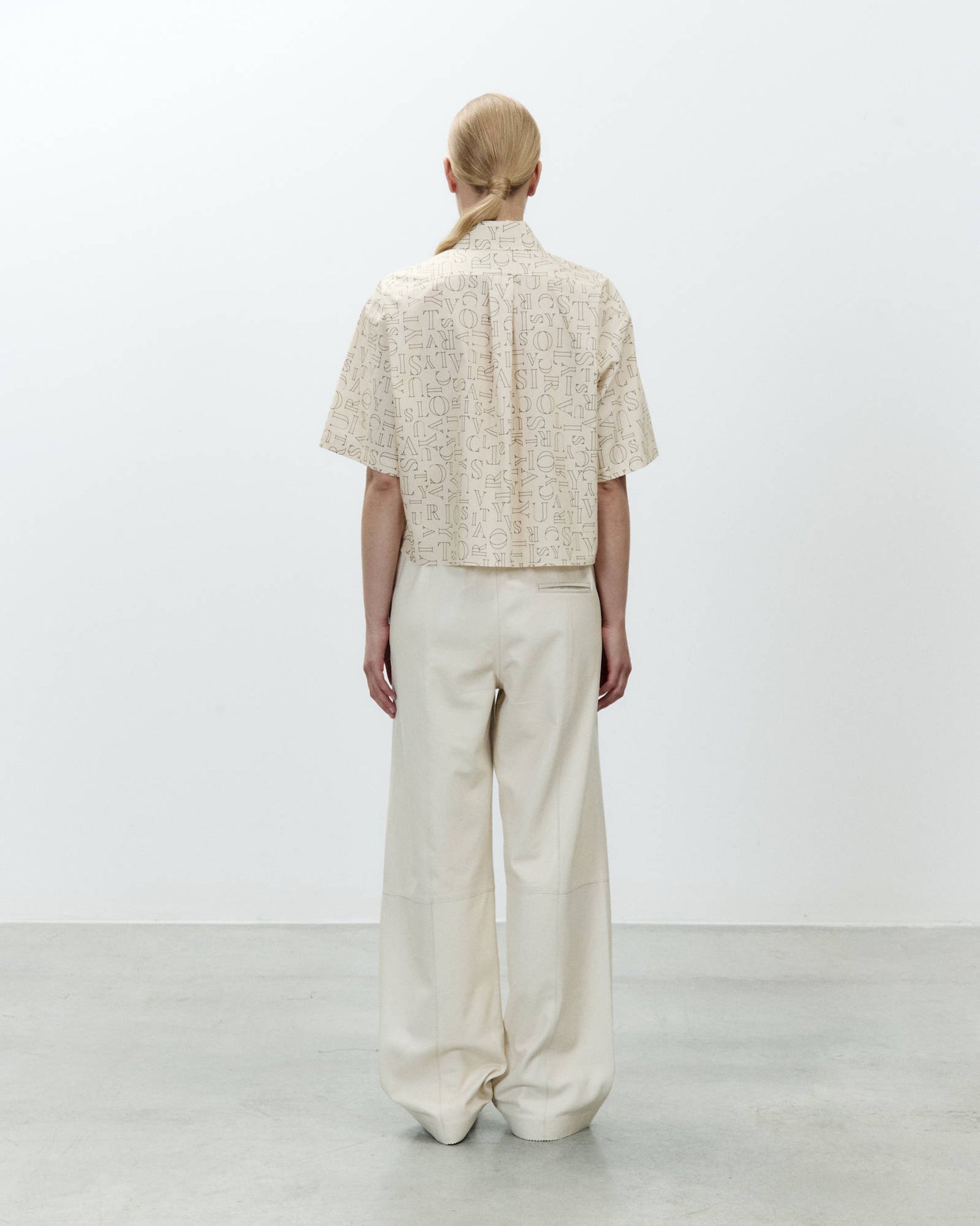 CAMICIA LETTERING BOXY