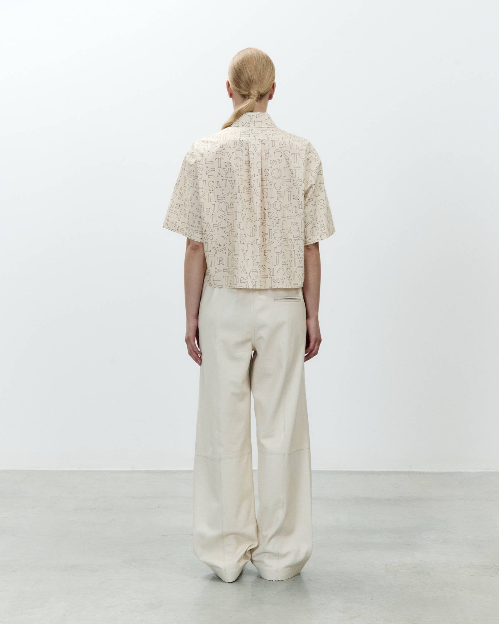 CAMICIA LETTERING BOXY