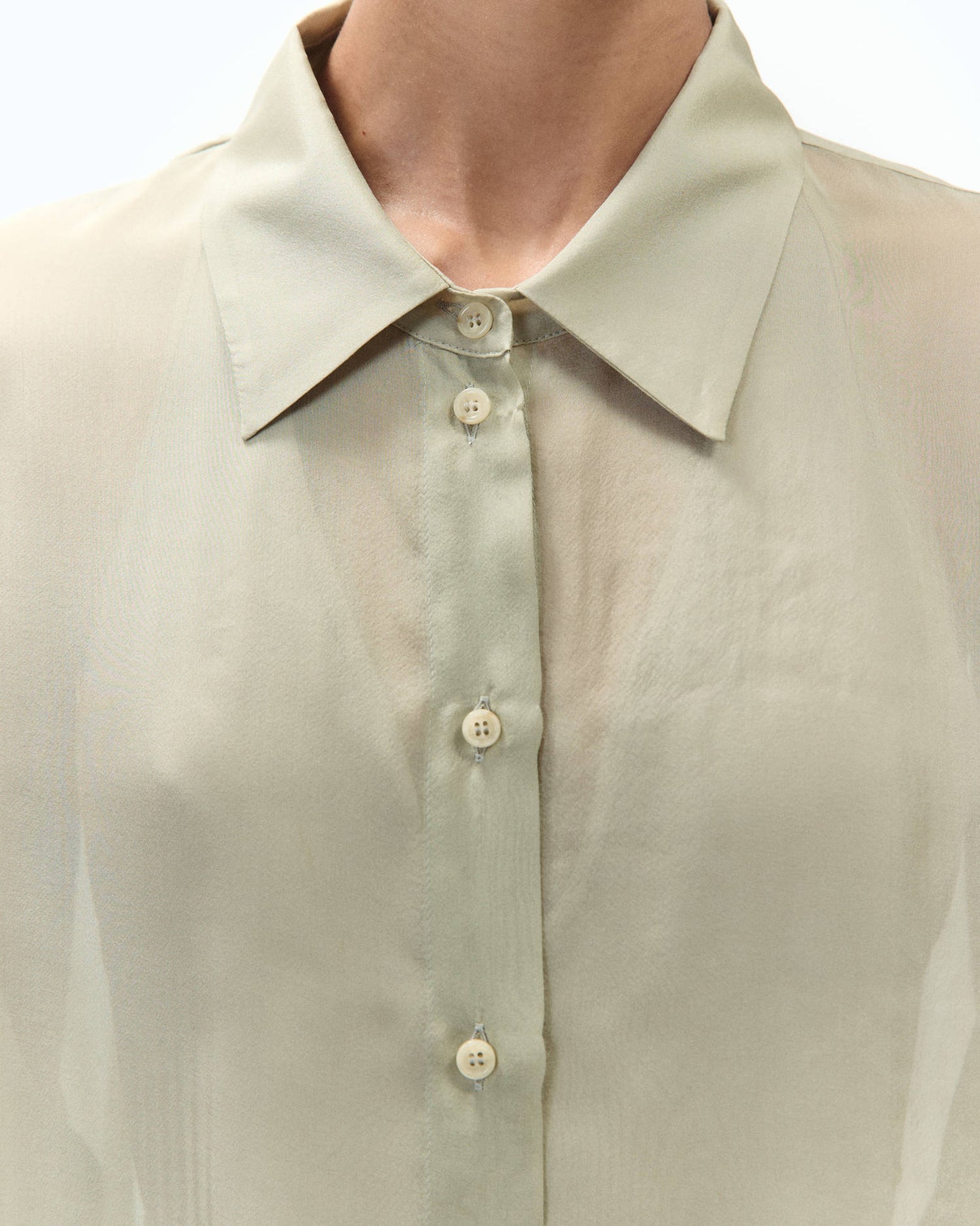 CAMICIA IN CHIFFON CROPPED