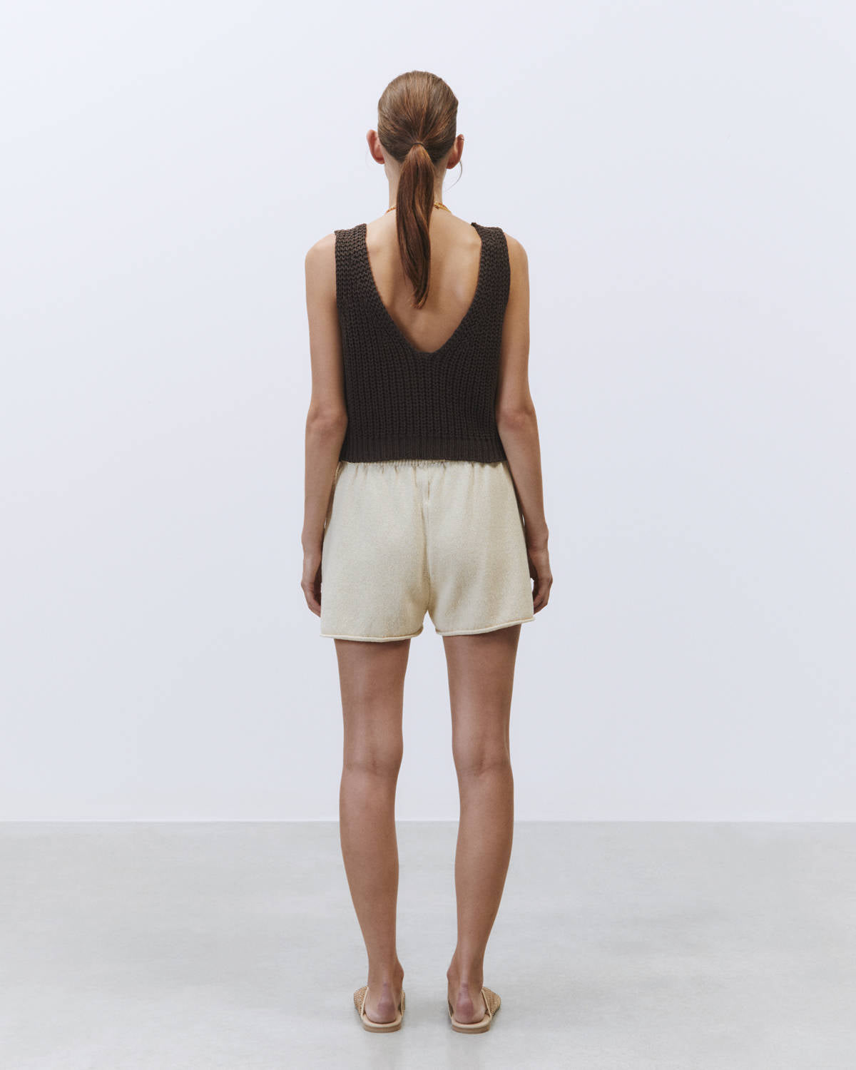 MERINGUE KNIT GYM SHORTS