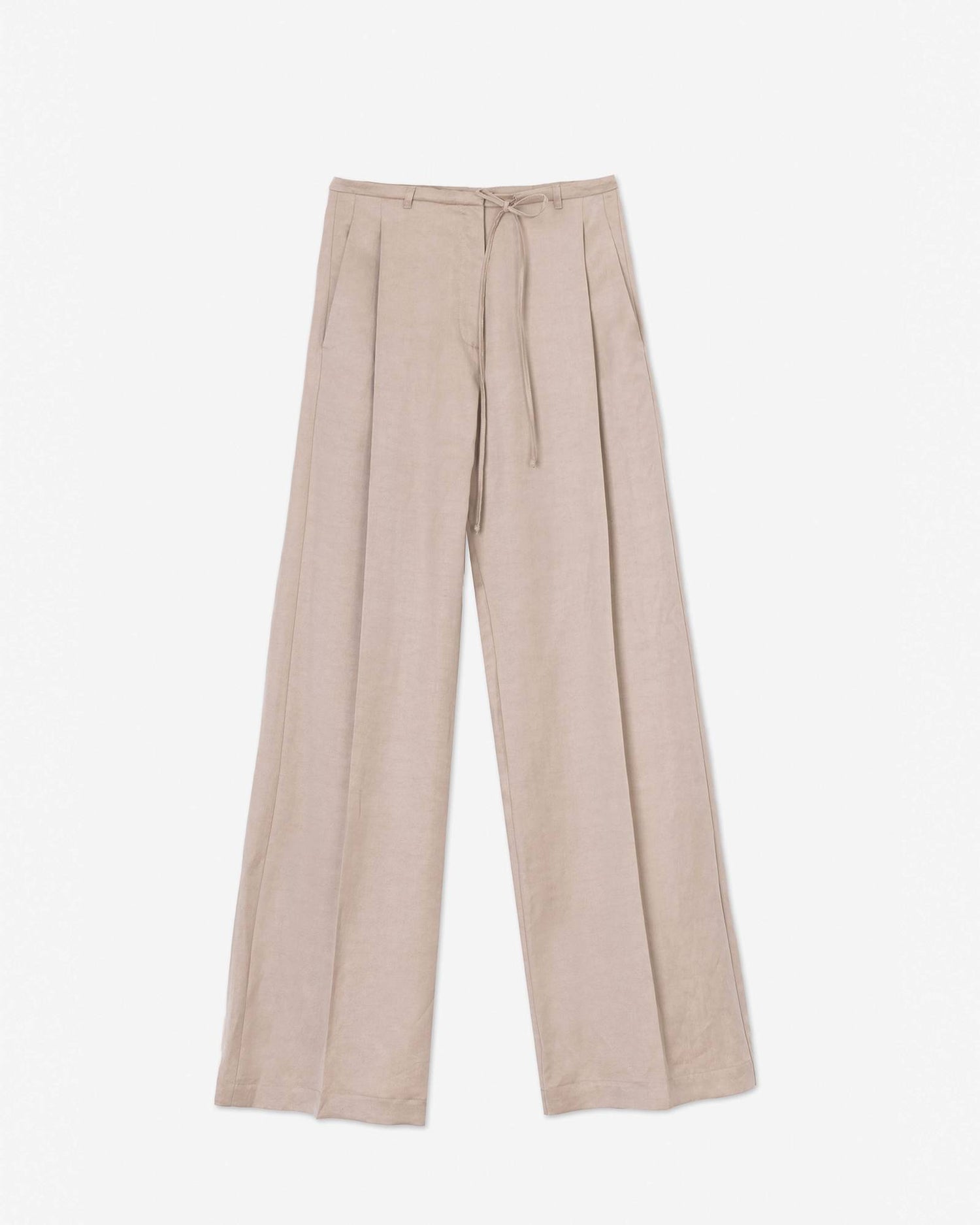 PANTALONE WIDE LEG CON PENCE