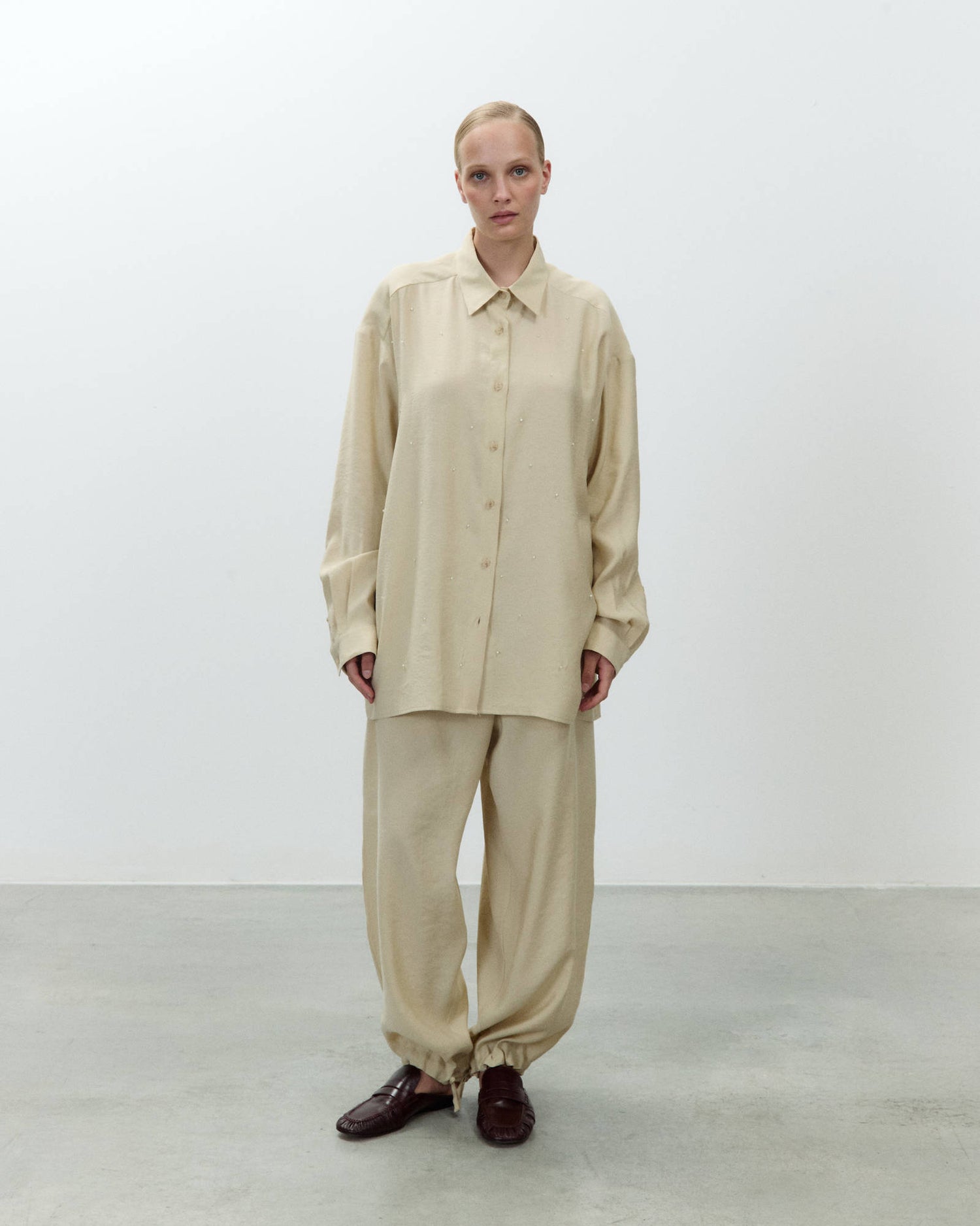 CAMICIA OVERSIZE RICAMATA