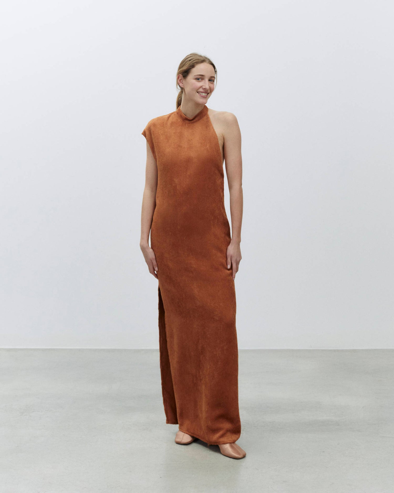 ABITO LUNGO VELVET RIB