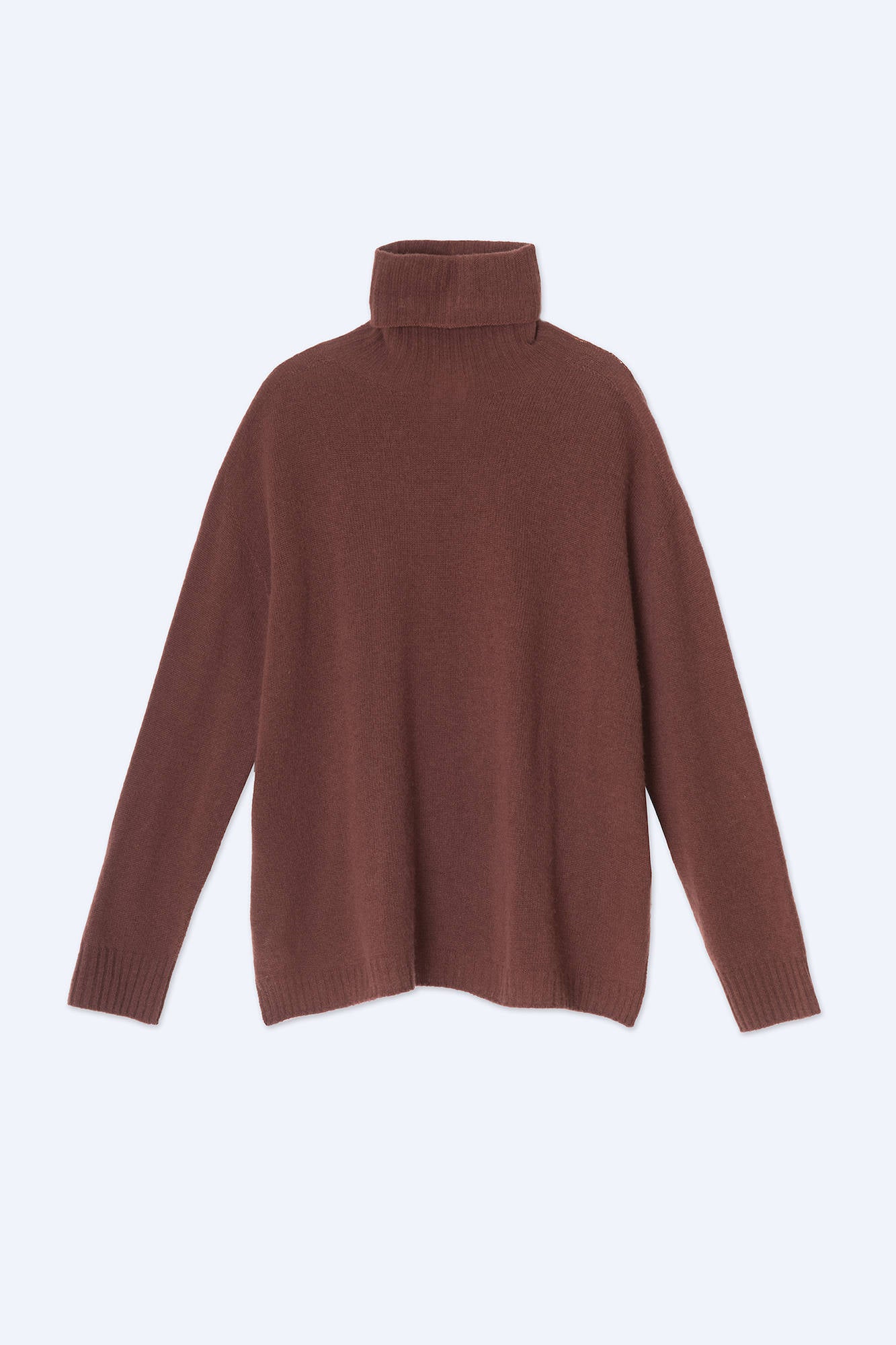 OVERSIZED HIGH NECK CASHMERE SWEATER