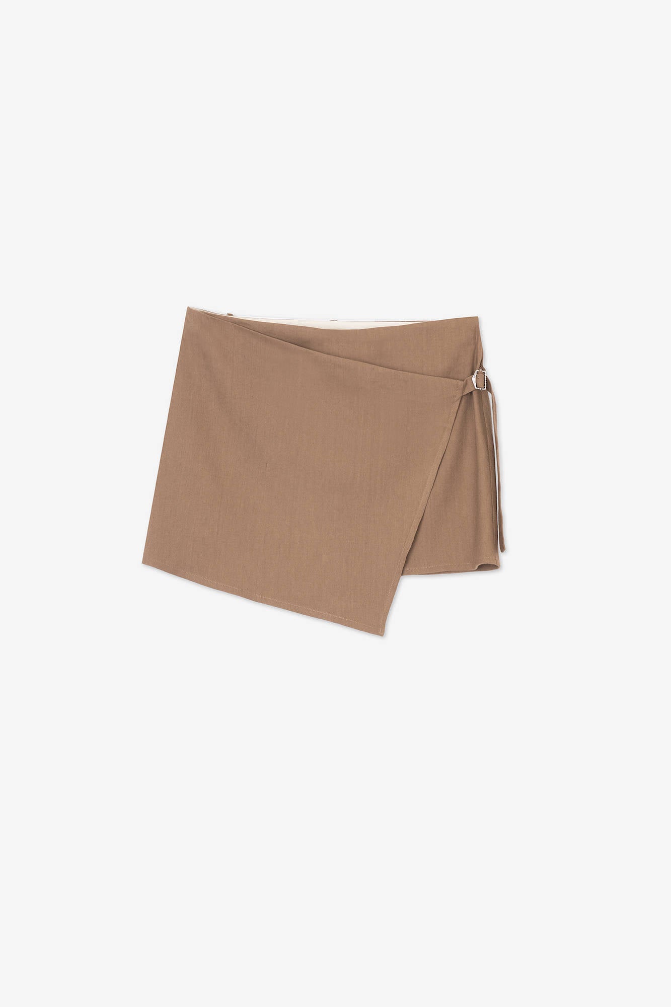 MINI WALLET STRETCH LINEN WALNUT