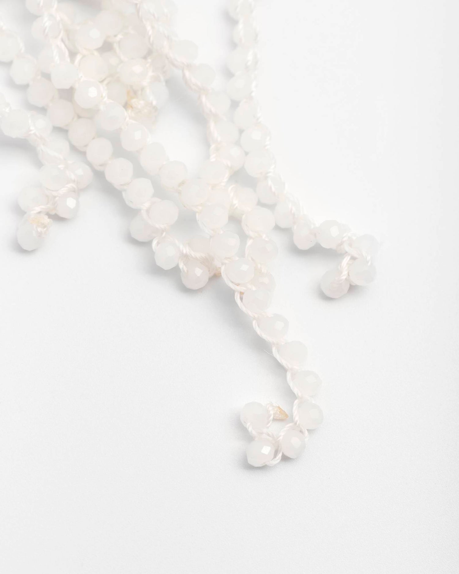 ORECCHINO LUNGO CROCHET BEADS