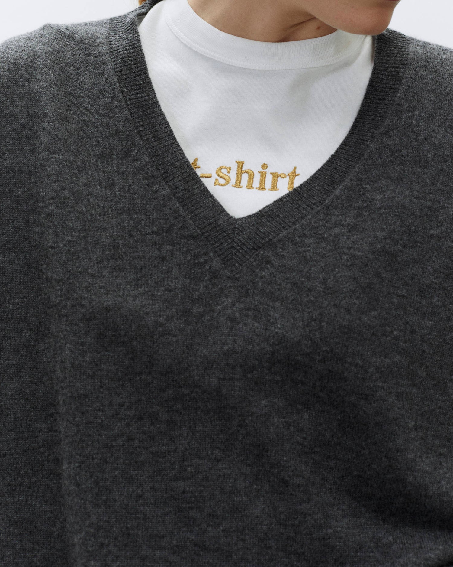 MAGLIA CACHEMIRE SCOLLO V