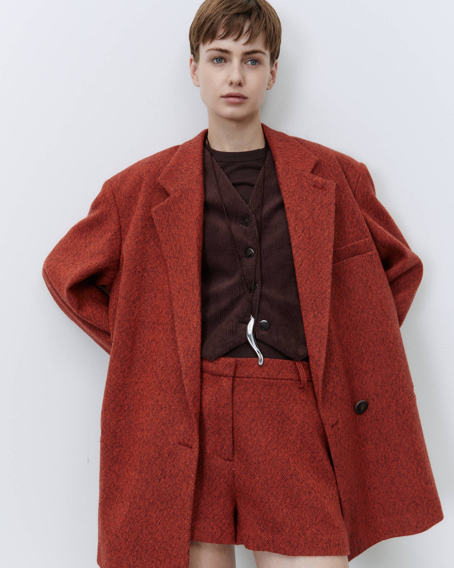 CAPPOTTO CASHMERE DIAGONAL