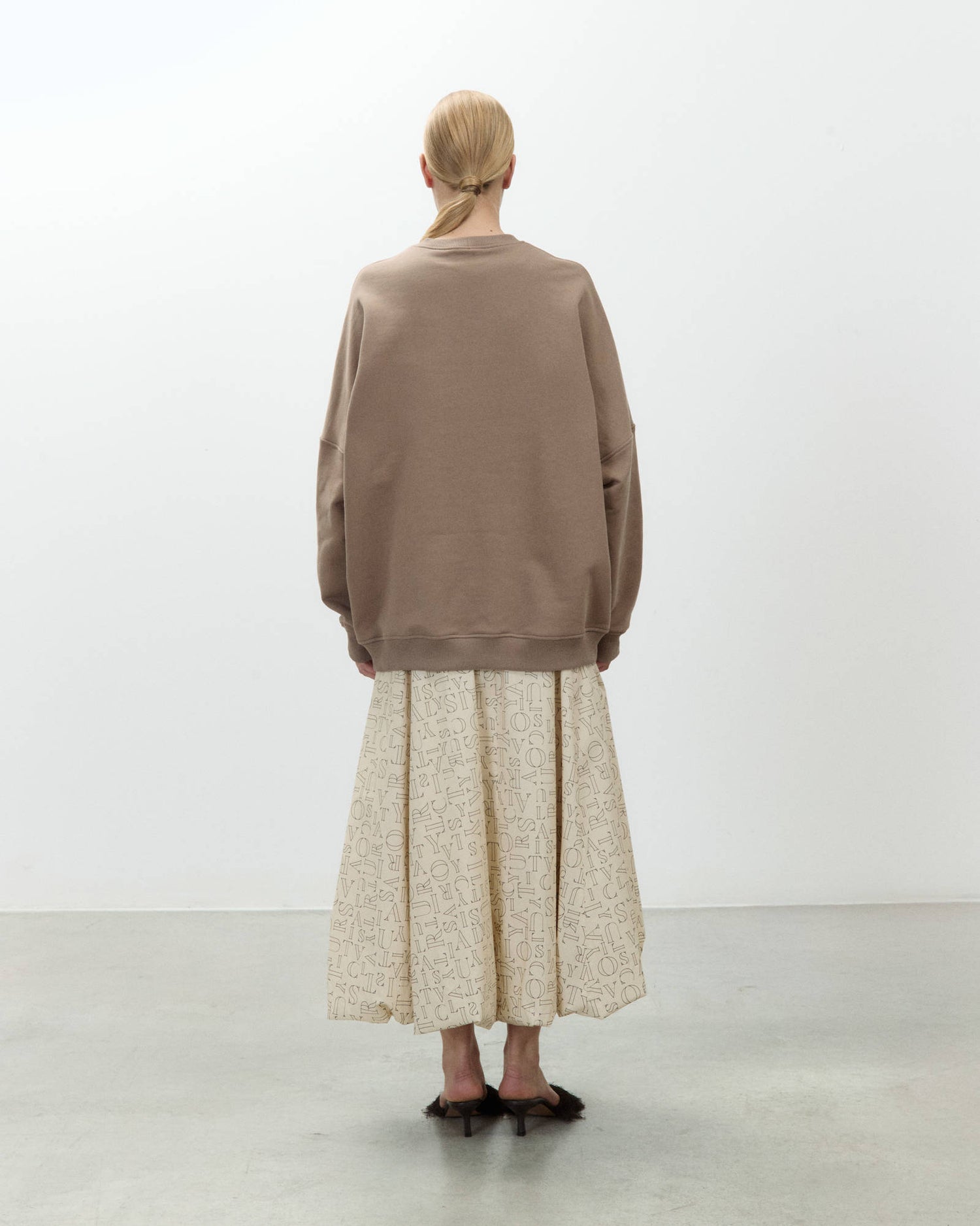 FELPA GIROCOLLO OVERSIZE