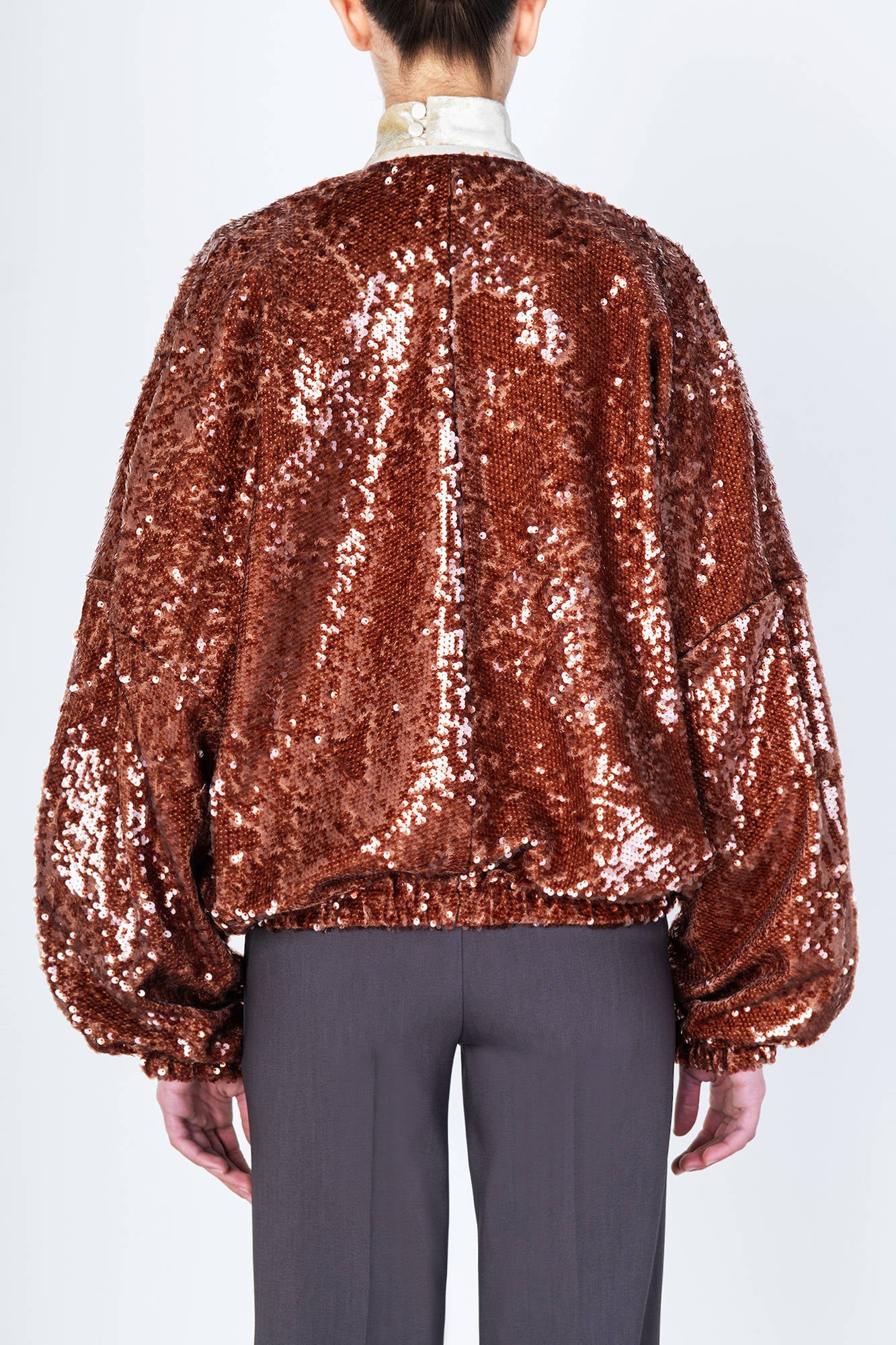 BOMBER PAILLETTES CINNAMON