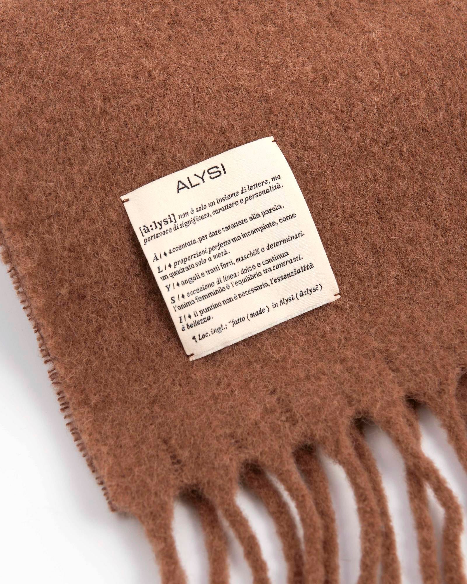 ALPACA WOOL BLEND SCARF