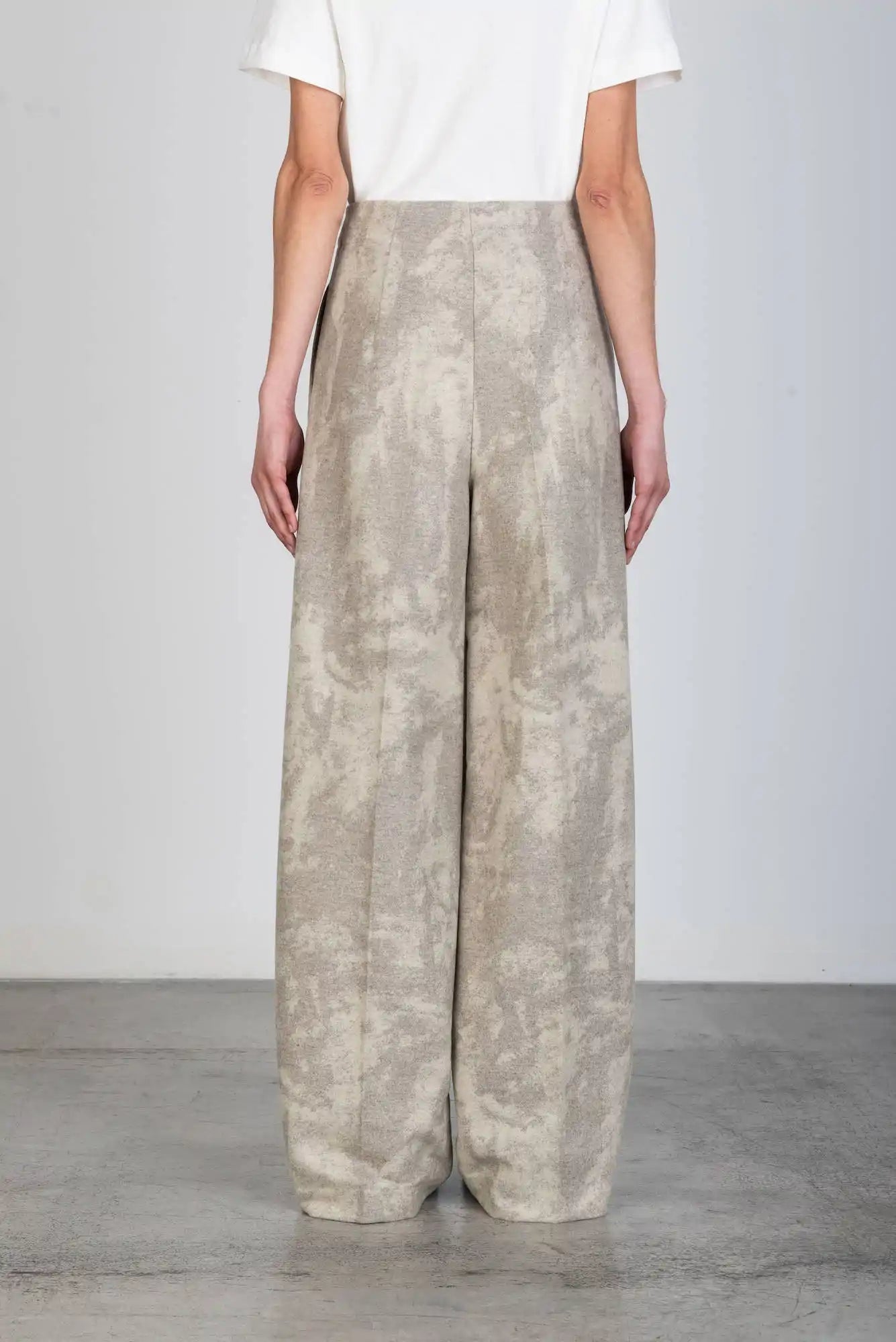 PANTALONE SCRAPED WOOL