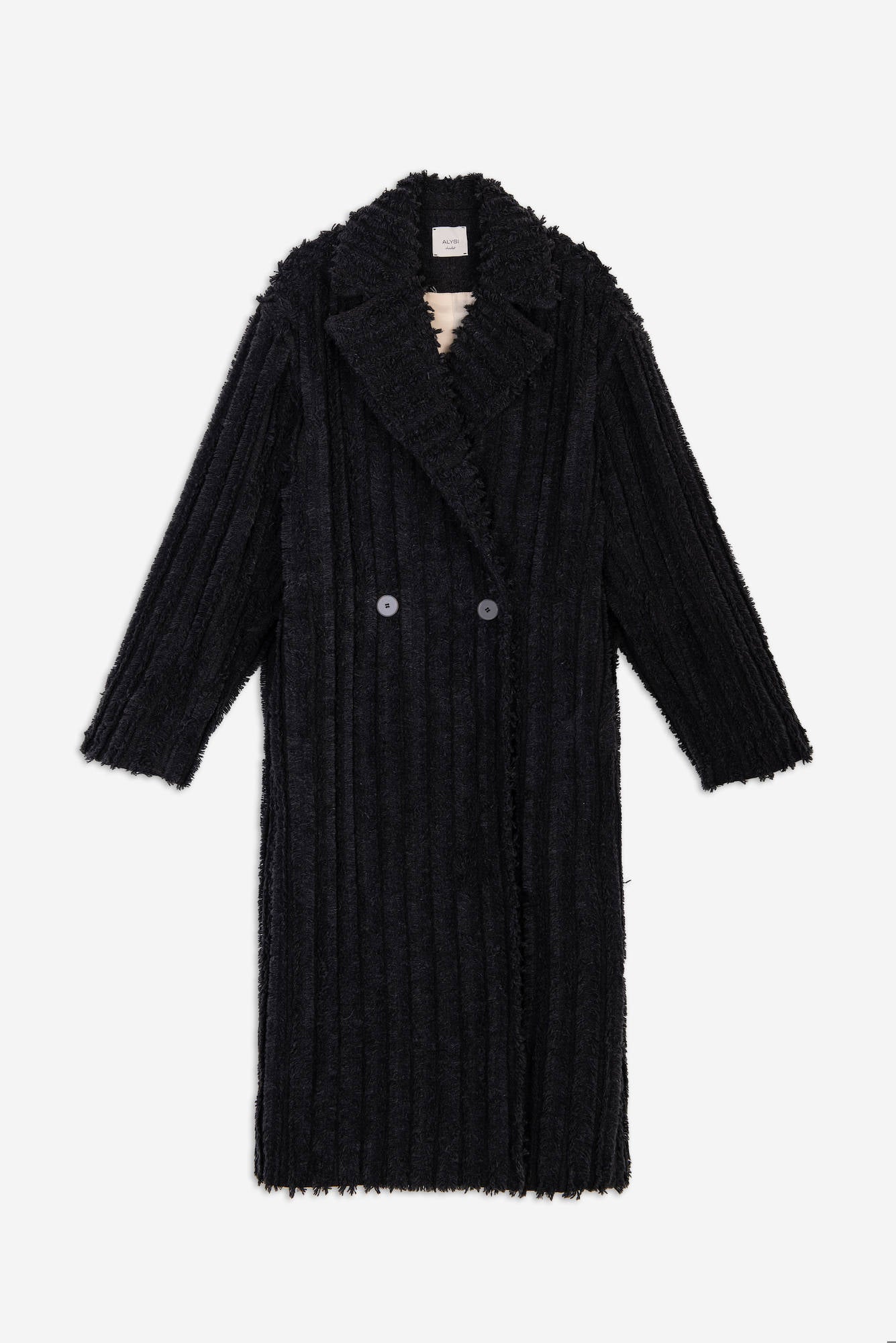 CAPPOTTO FRINGED COAT OVER