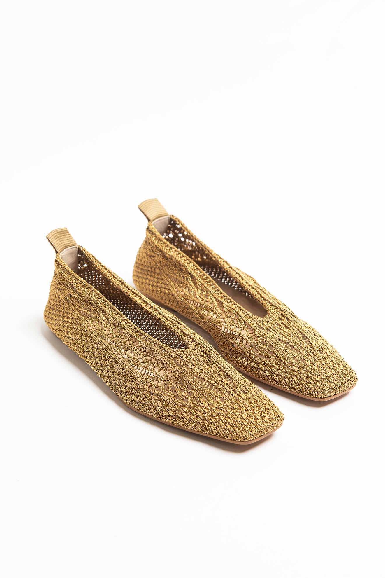 BALLERINA NETWORK SHOES Gold
