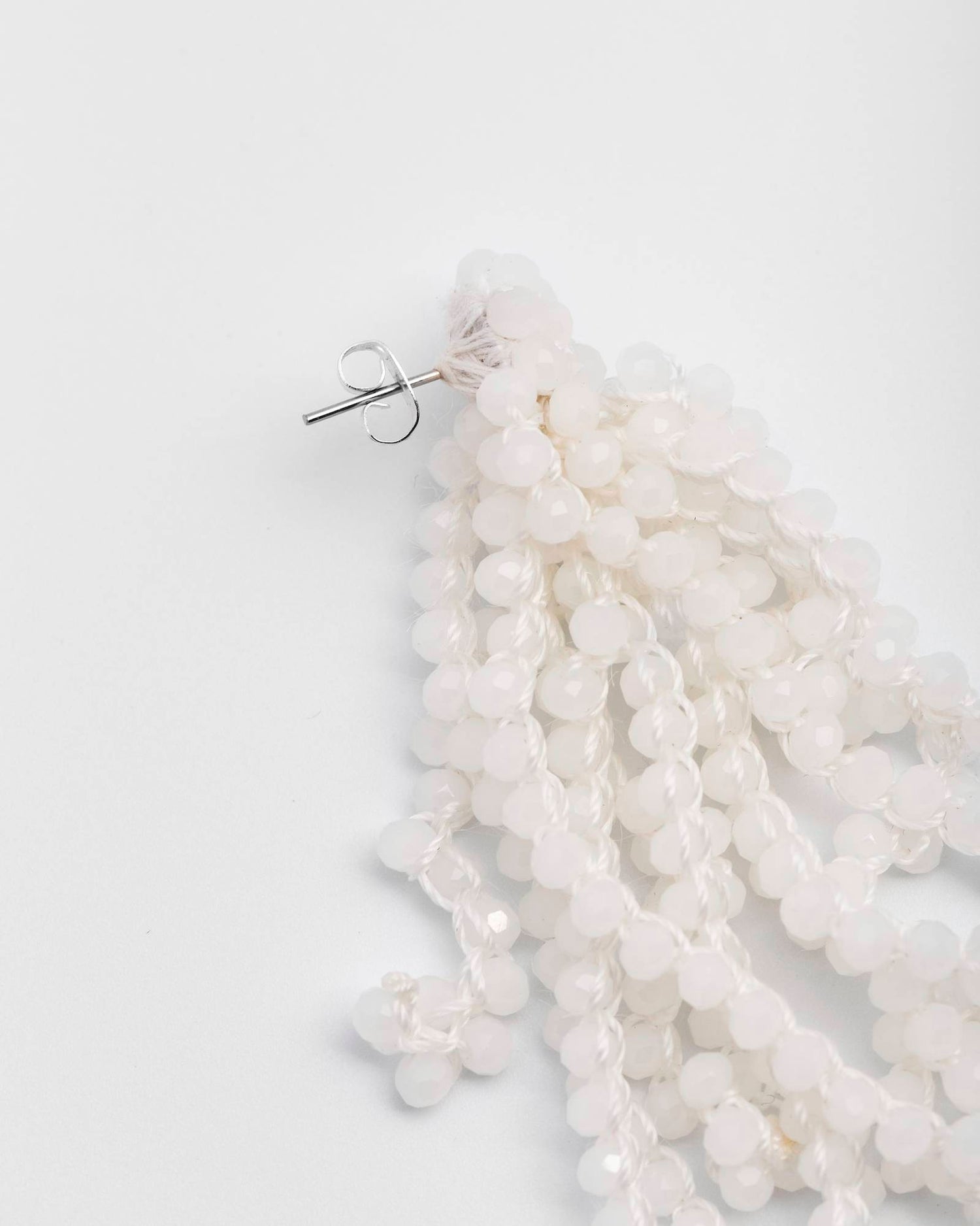 ORECCHINO LUNGO CROCHET BEADS