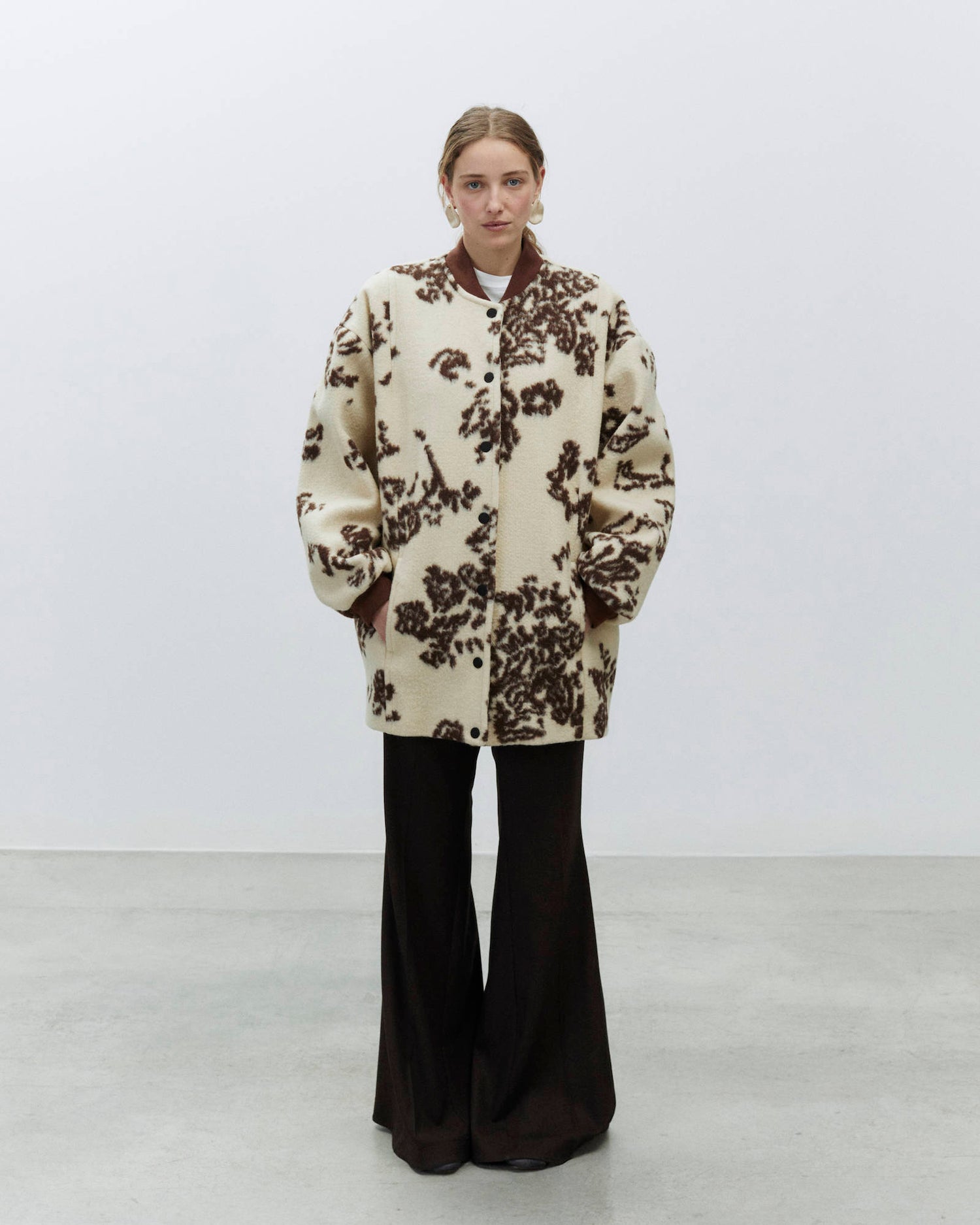 BOMBER LUNGO TAPESTRY FUR