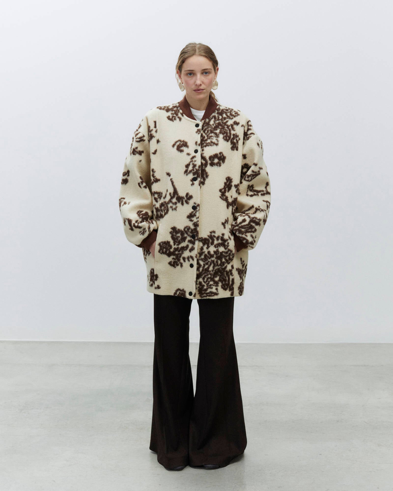 BOMBER LUNGO TAPESTRY FUR