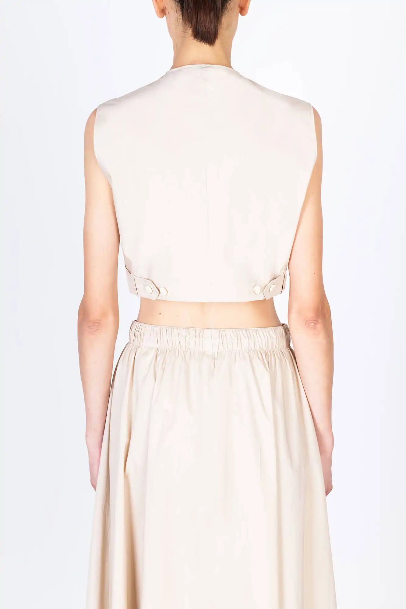 TOP/GILET POPELINE ICY TOUCH
