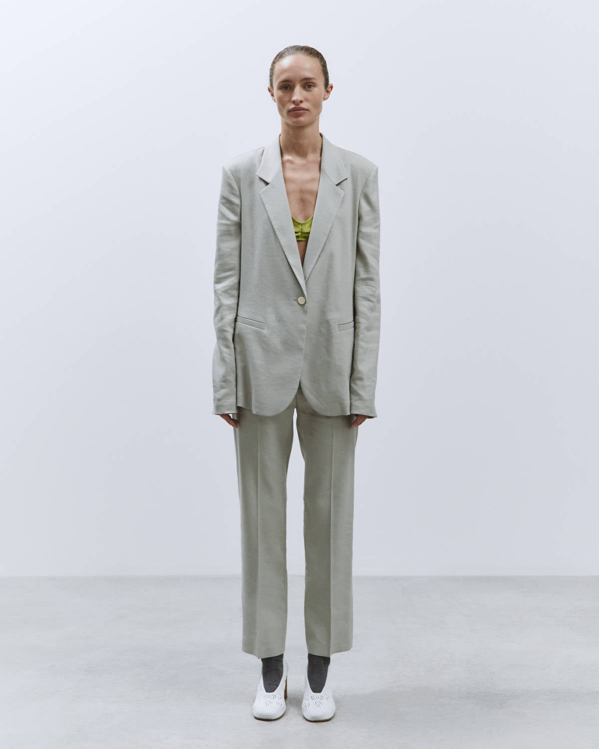 BLAZER SARTORIALE LINO STRETCH
