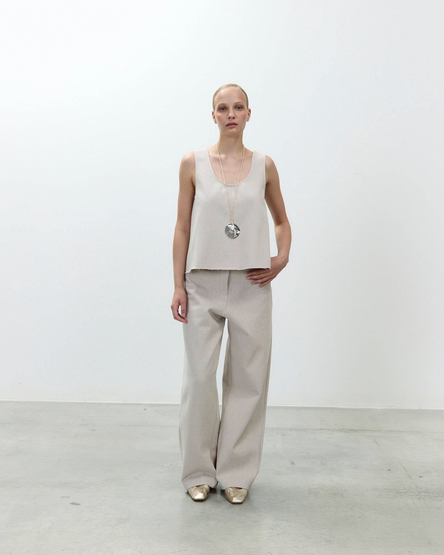 PANTALONE IN BULL CON BASCHINA