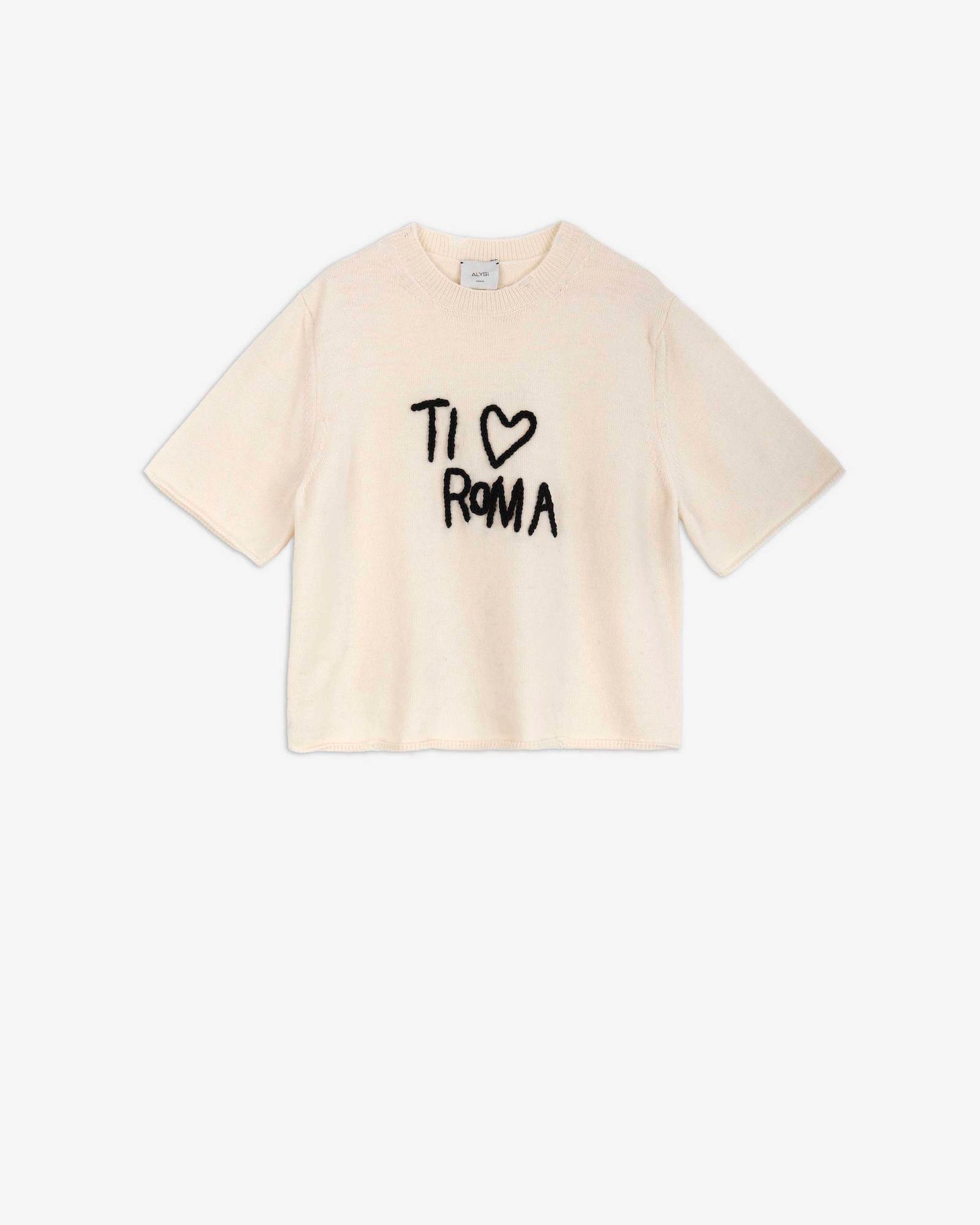 MAGLIA CON RICAMO “TI AMO ROMA”