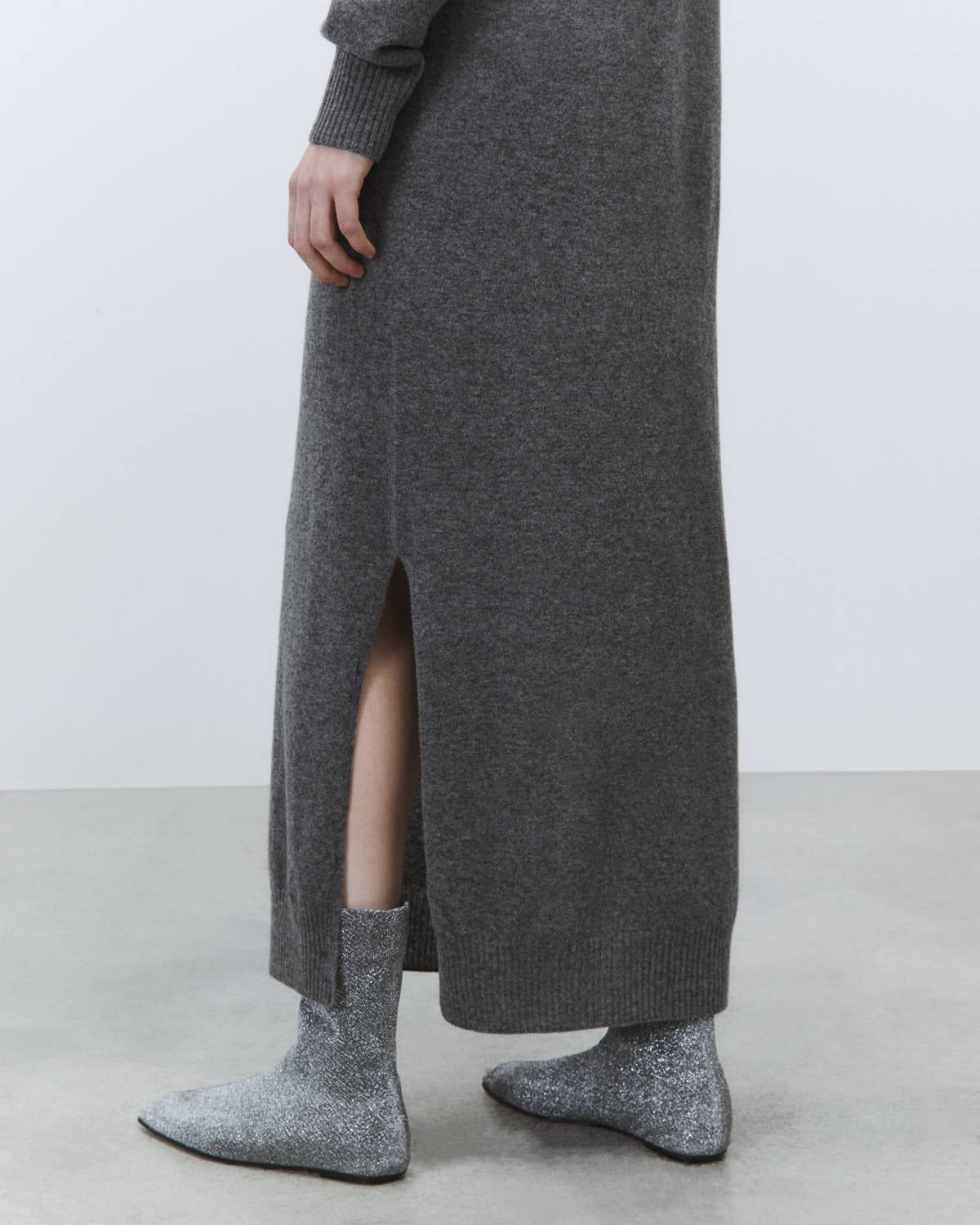 MAXI ABITO IN CACHEMIRE