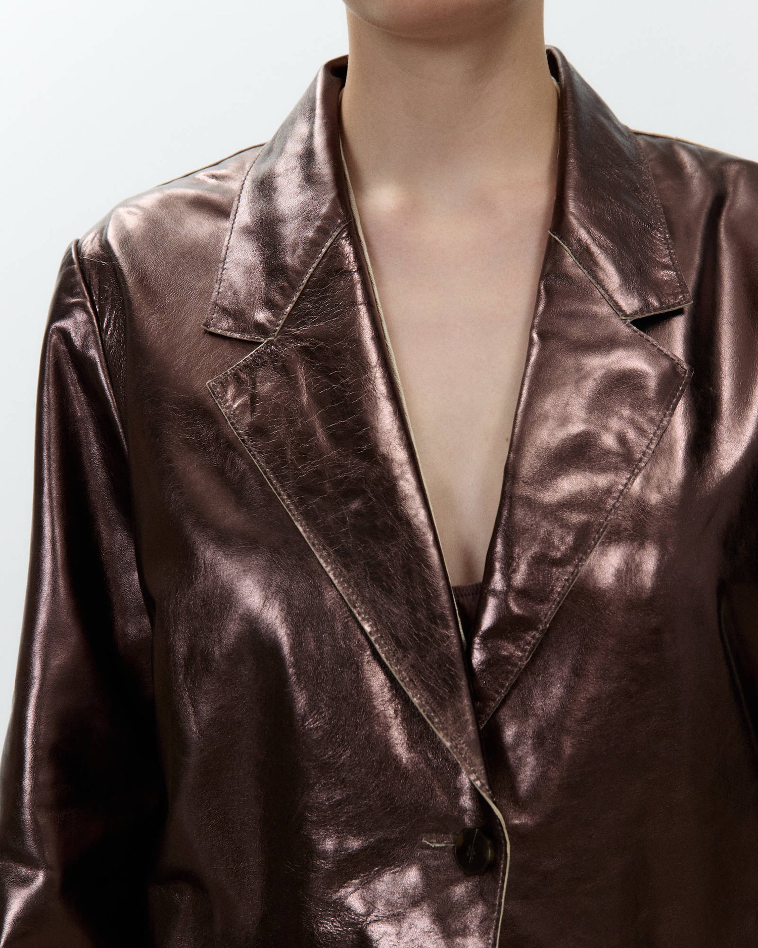 BLAZER SHINY LEATHER