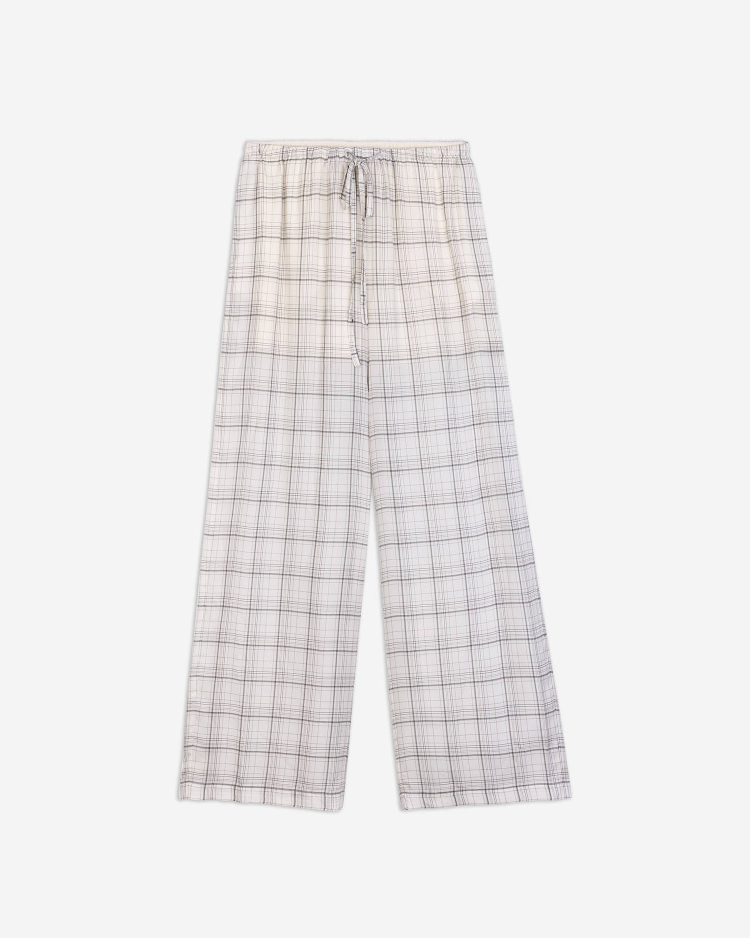 PANTALONE FLUID CHECK  IN CUPRO