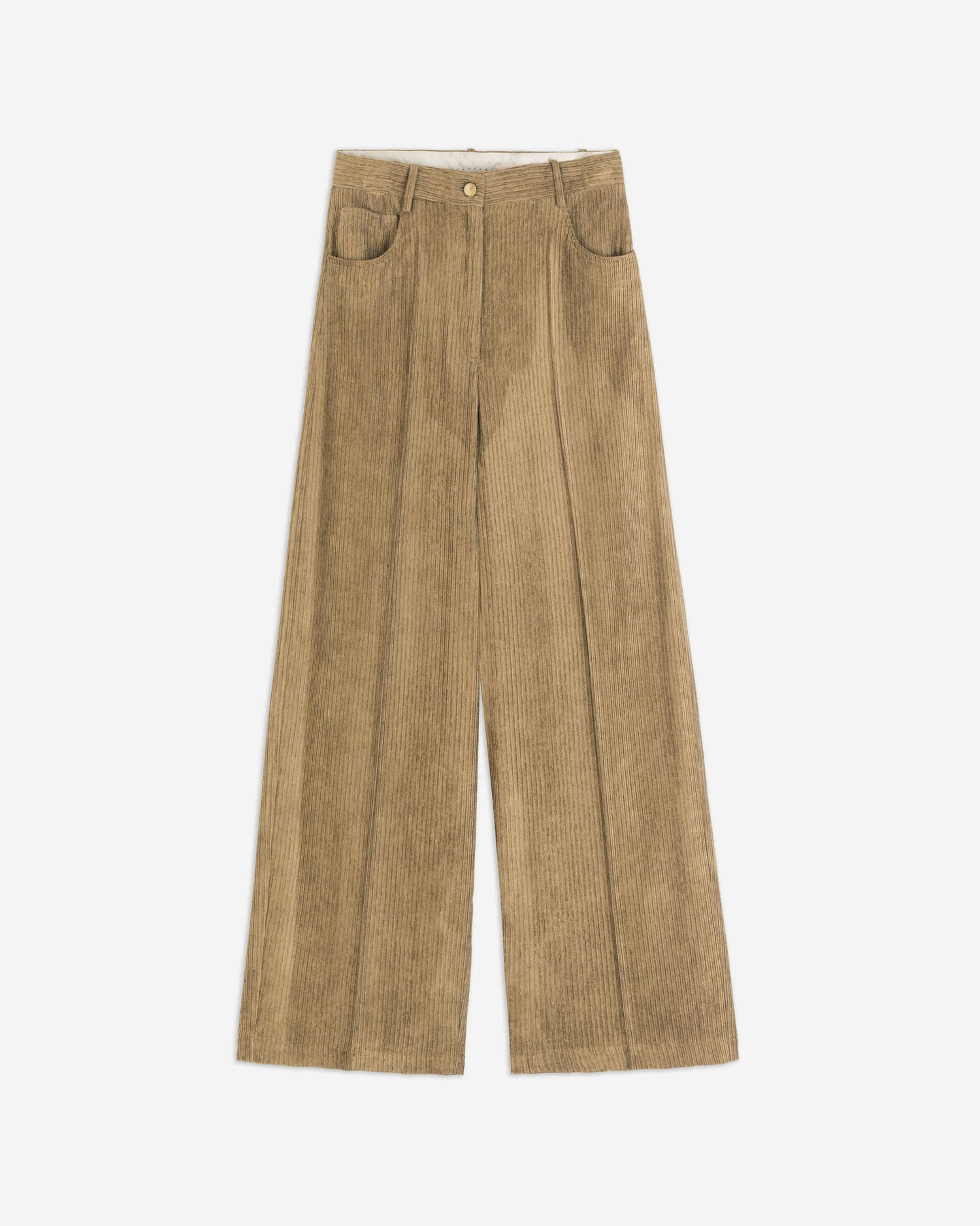 PANTALONE WIDE LEG IN VELLUTO