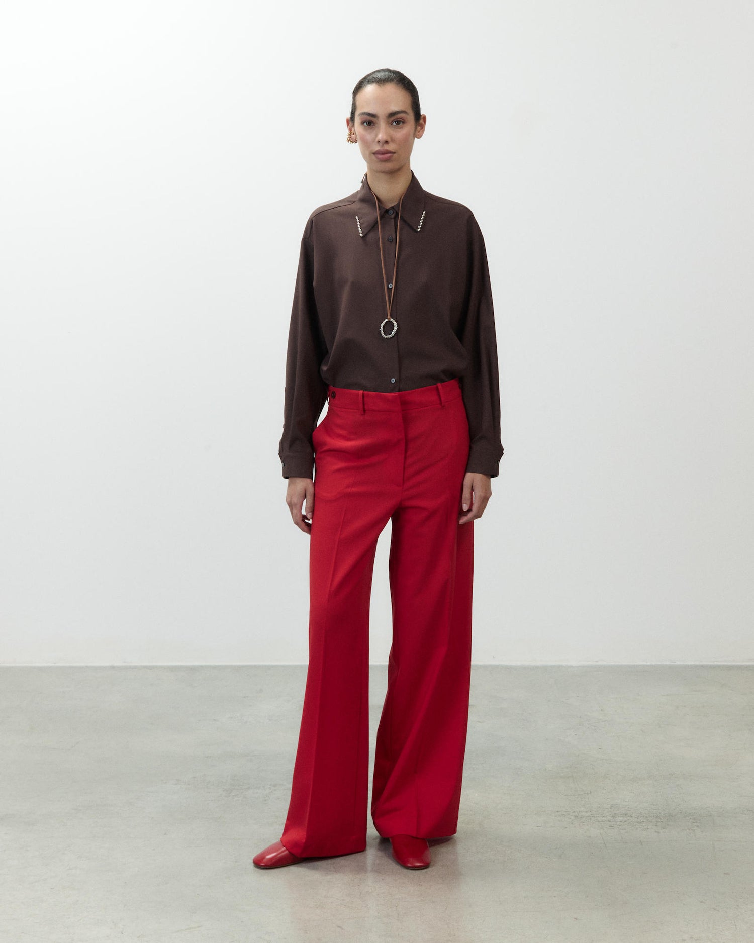 PANTALONE DRITTO IN LANA
