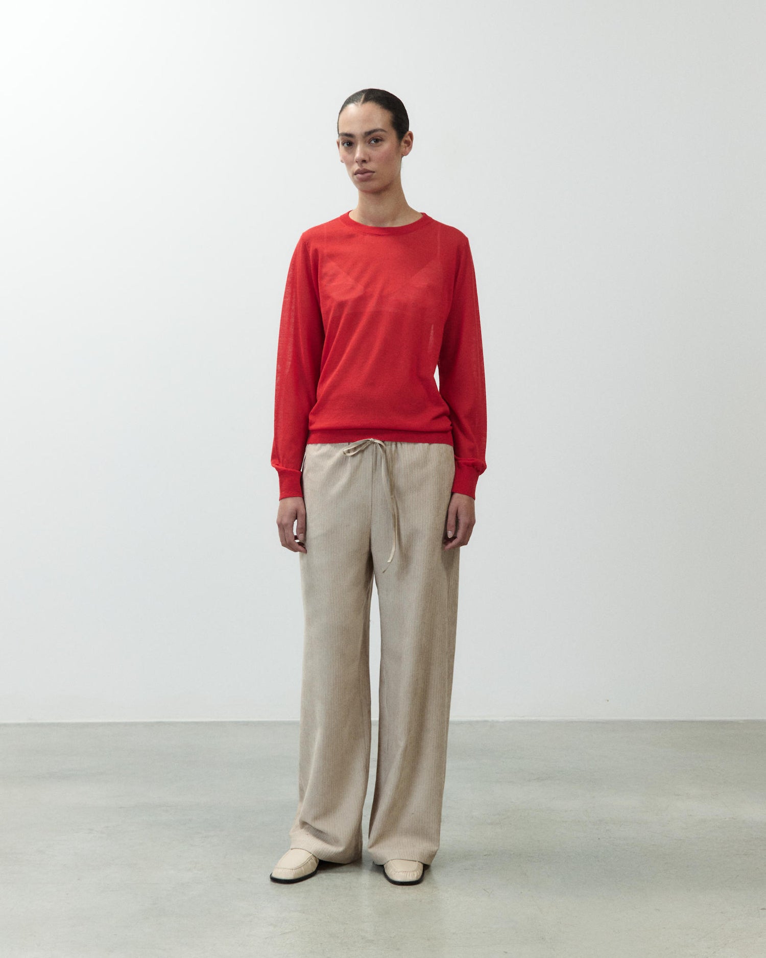 PANTALONE STILE PIGIAMA IN VELLUTO