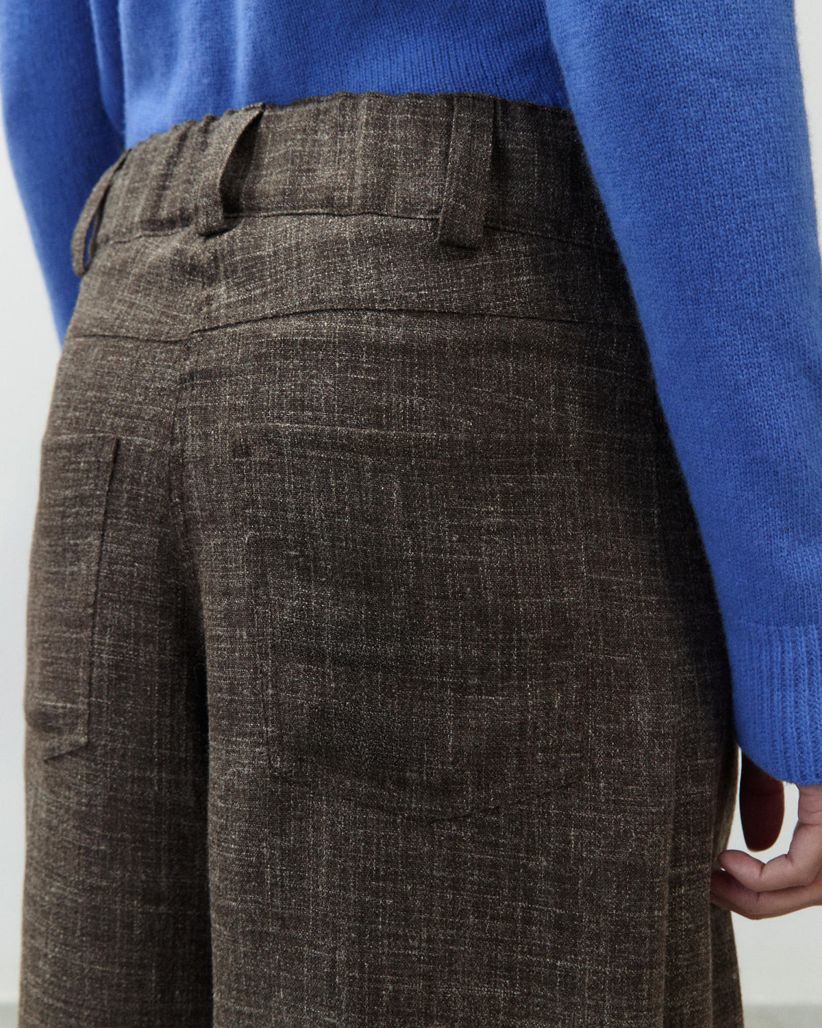 PANTALONE 5 TASCHE IN LANA