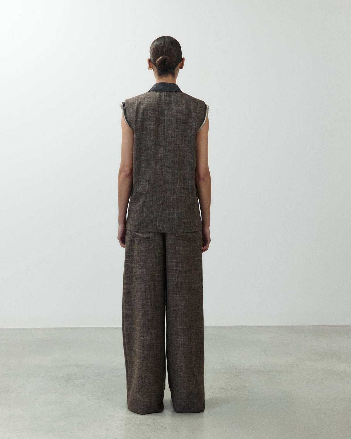 PANTALONE 5 TASCHE IN LANA