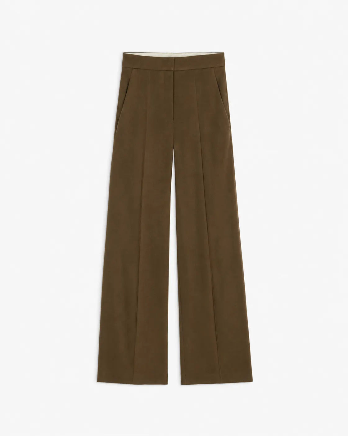 PANTALONE DRITTO IN LANA STRETCH