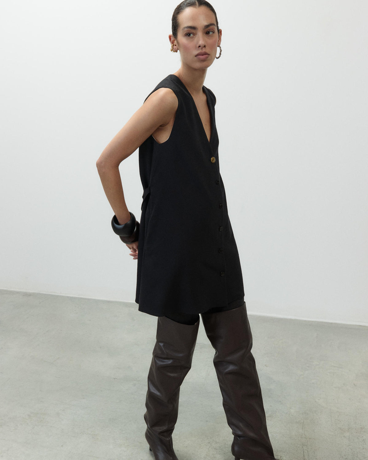 MINI ABITO GILET IN LANA
